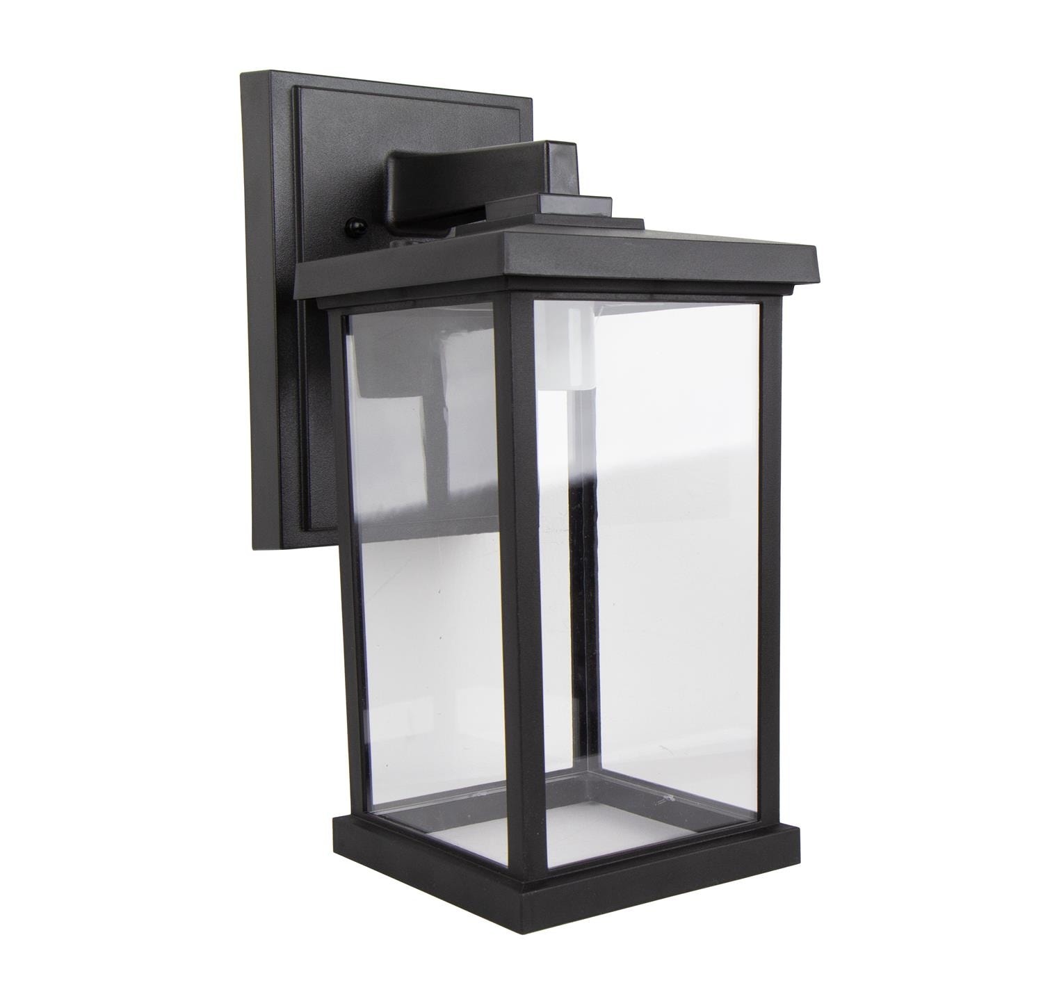 Solus SPC51VC-BK Artisan Clear Acrylic Lens 6.4-in H Black Hardwired Outdoor Wall Light