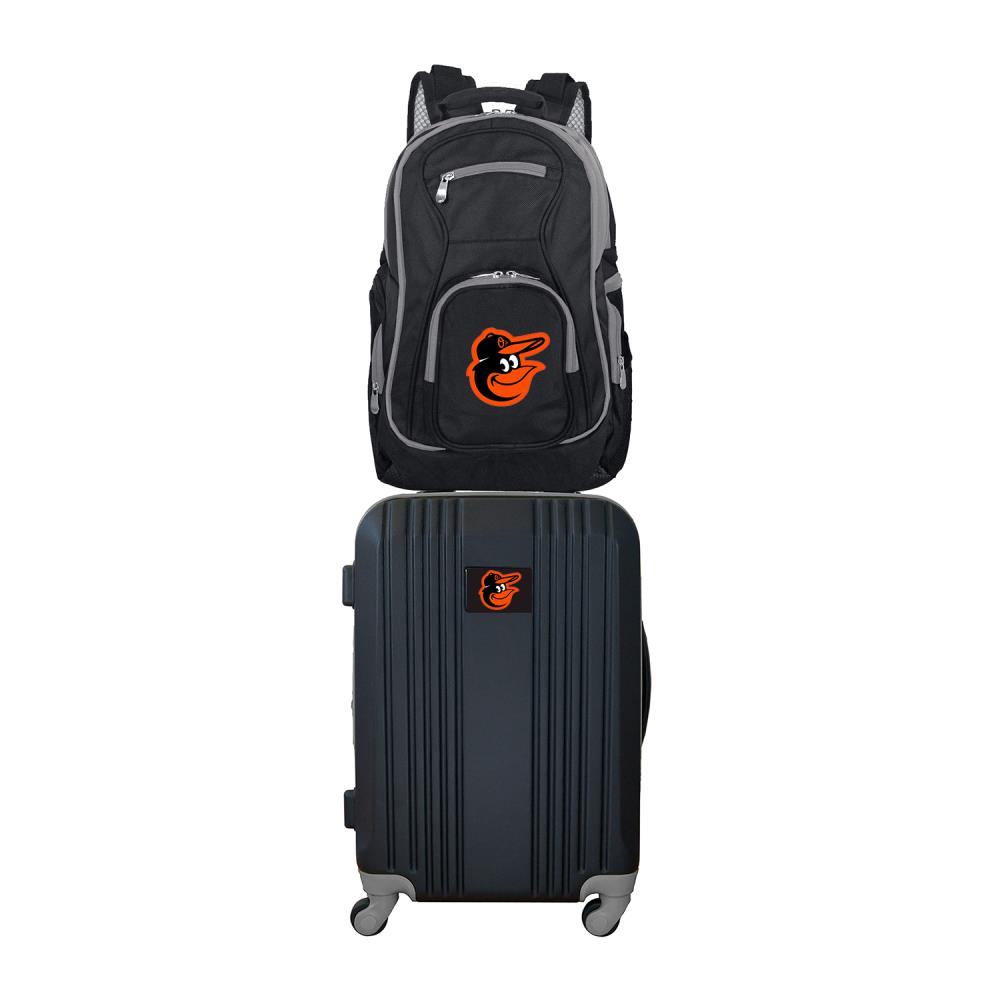 Mojo Licensing MLBAL108 24 X 15 X 9.5 Black Polycarbonate Hardshell Suitcase Set (2-Bag)