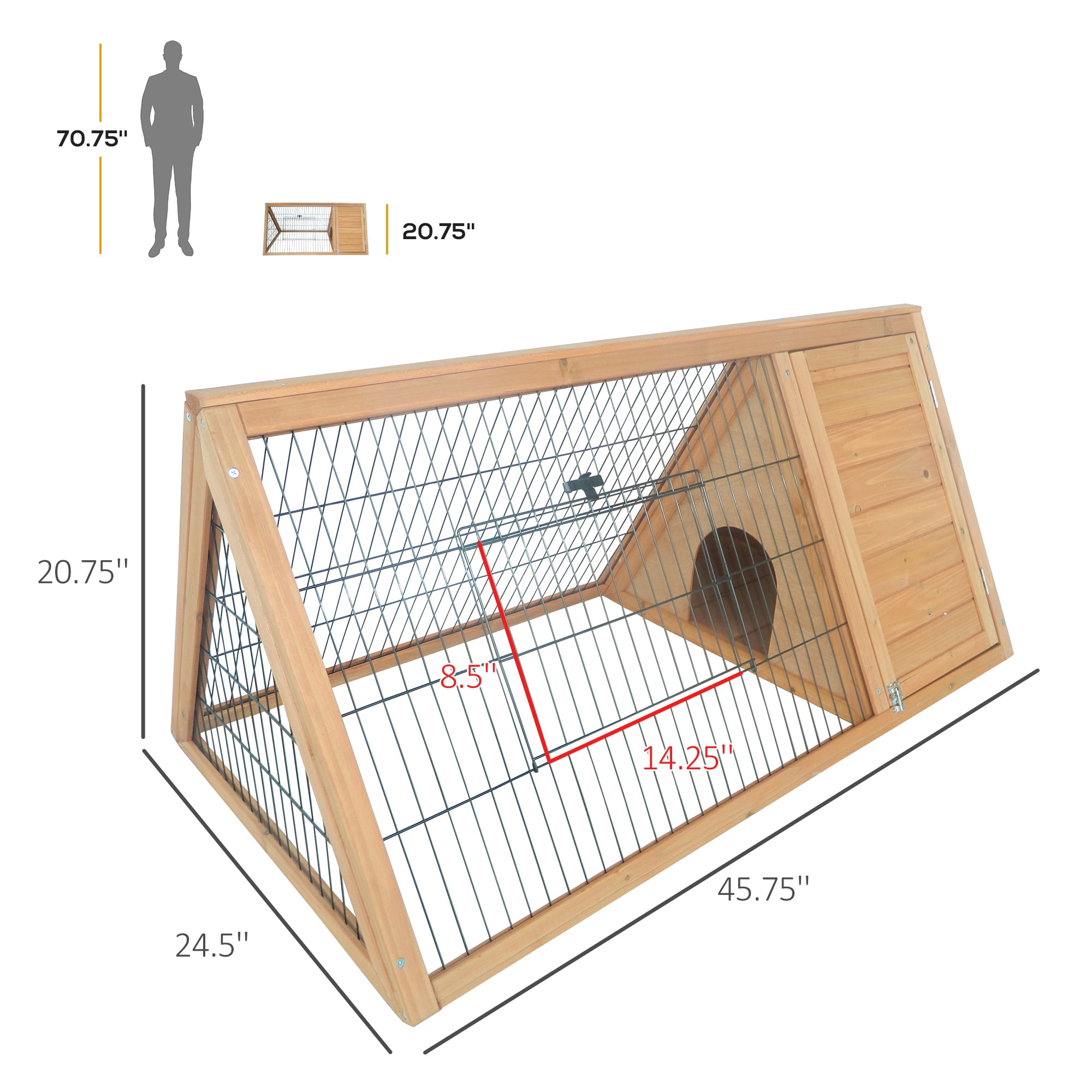 Tatayosi P-DJ-94613 Chicken-Coops-Rabbit-Hutches - View #2