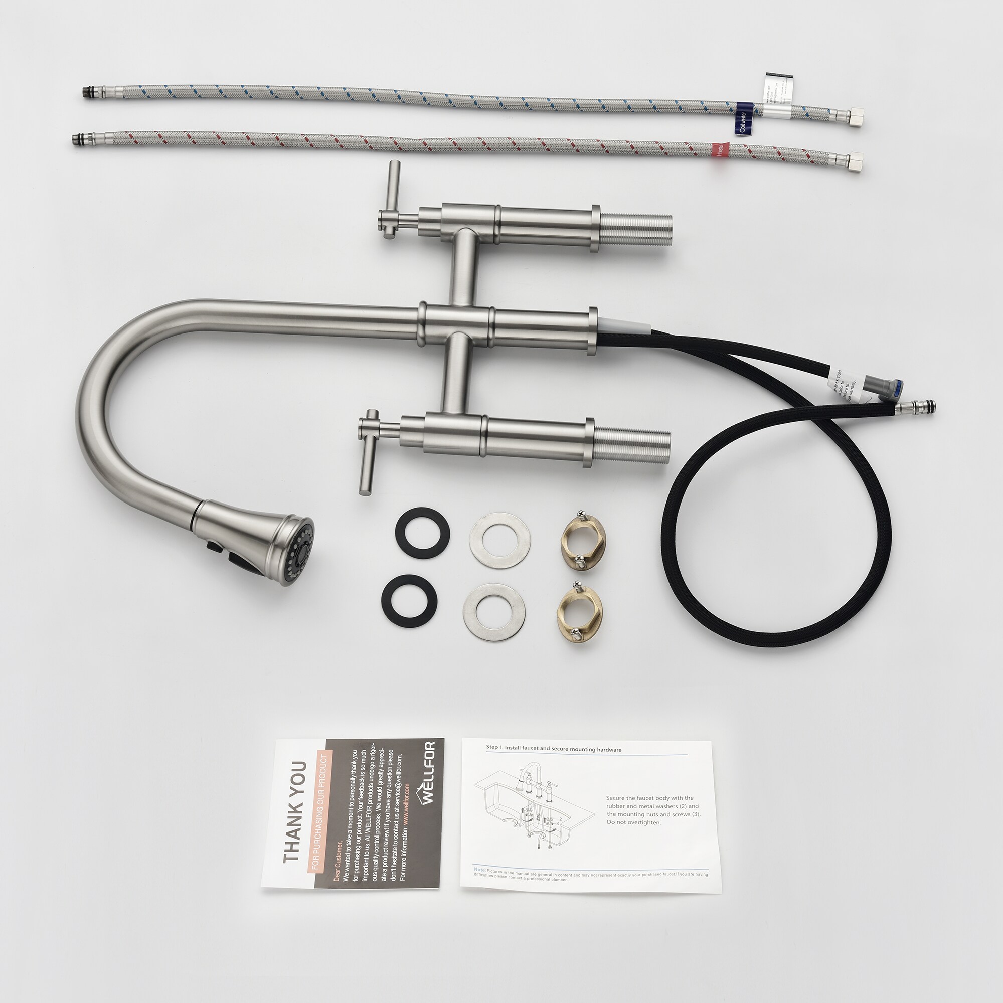 WELLFOR DTG-02KFPC Kitchen-Faucets - View #7
