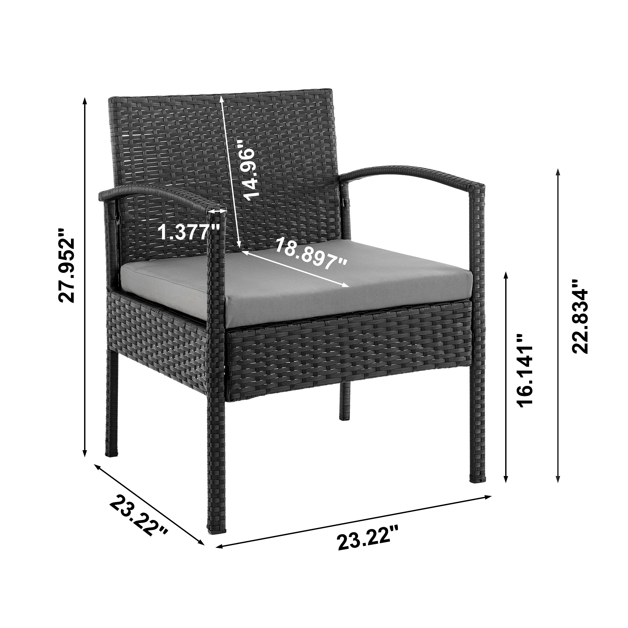 Manhattan Comfort OD-CV007-GY Patio-Conversation-Sets - View #5
