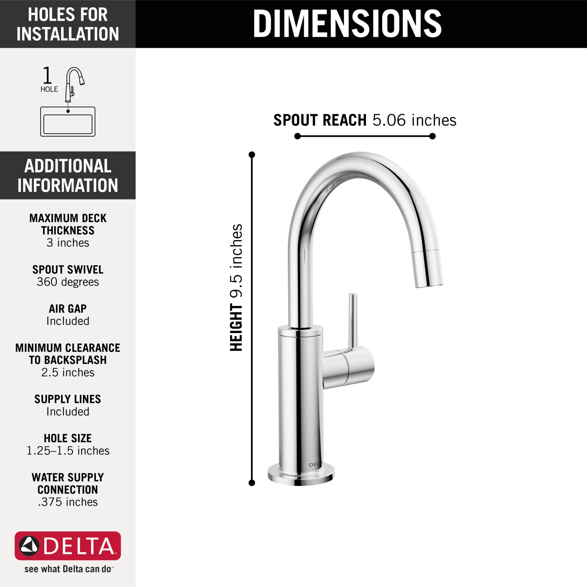 Delta 1930-DST Kitchen-Faucets - View #2