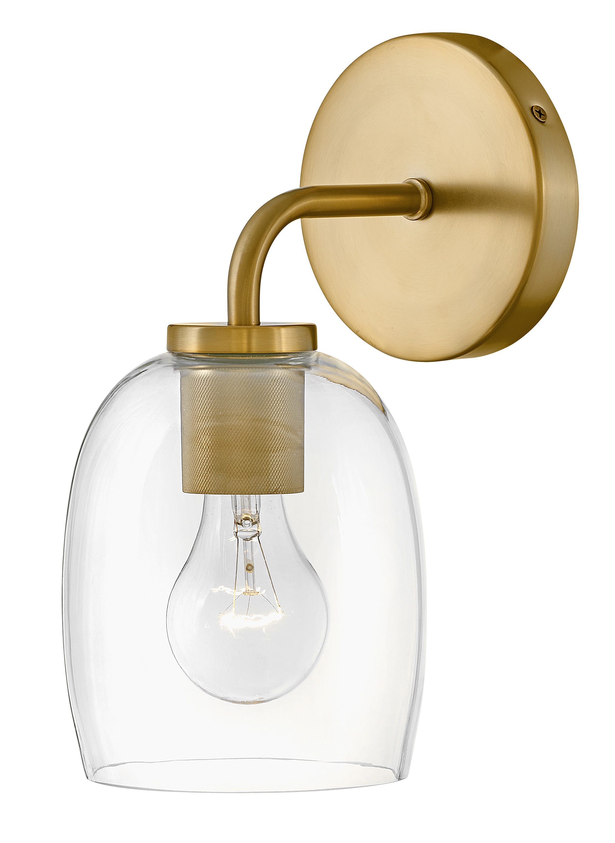 Lark 85010LCB Percy 5.3-in 1 -Light Polished Brass Transitional Vanity light