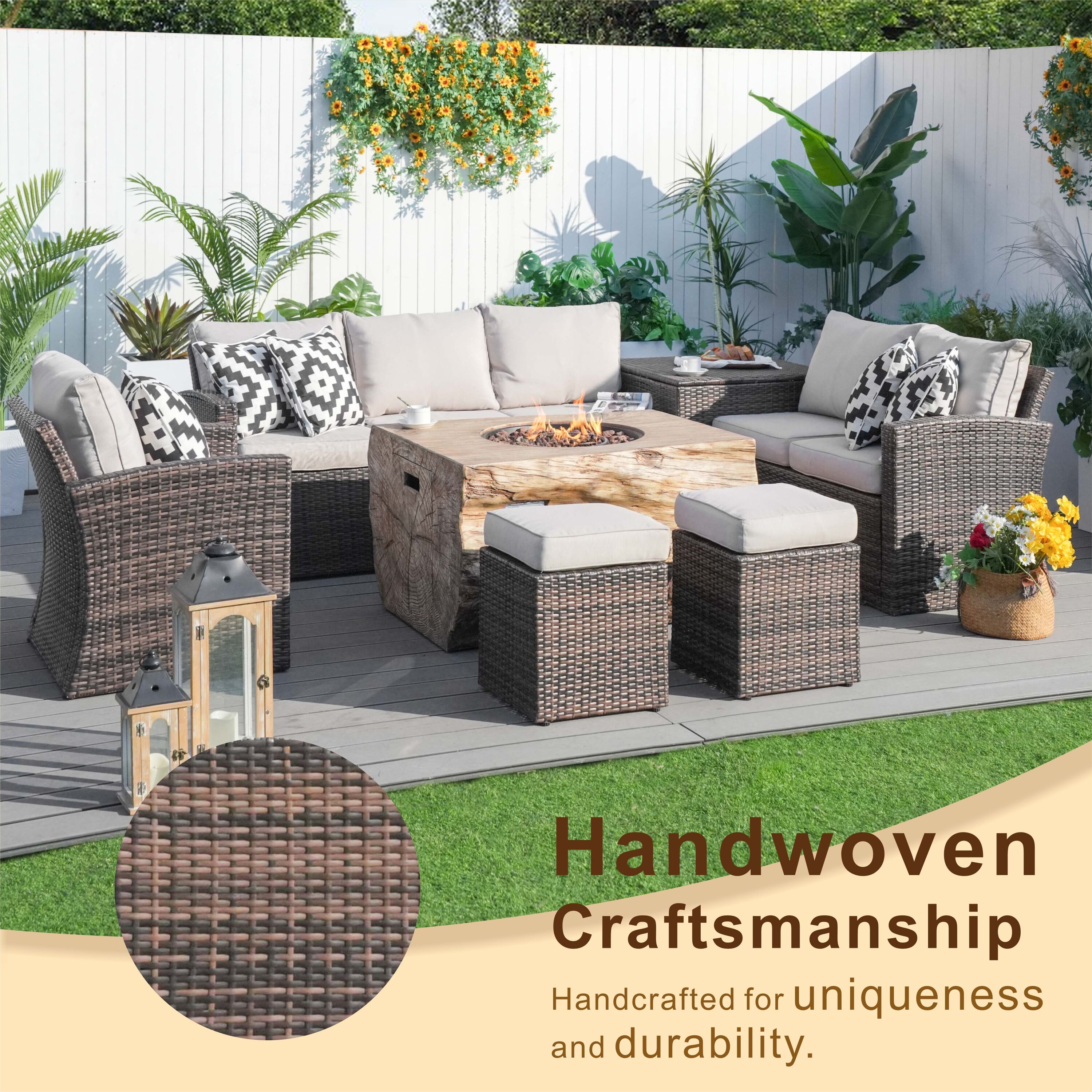 Moda Furnishings MAG-1403B-2170-B Patio-Conversation-Sets - View #8