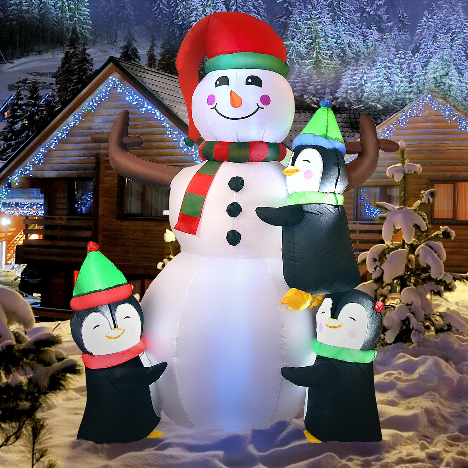 WELLFOR HYG23741US Christmas-Inflatables - View #3