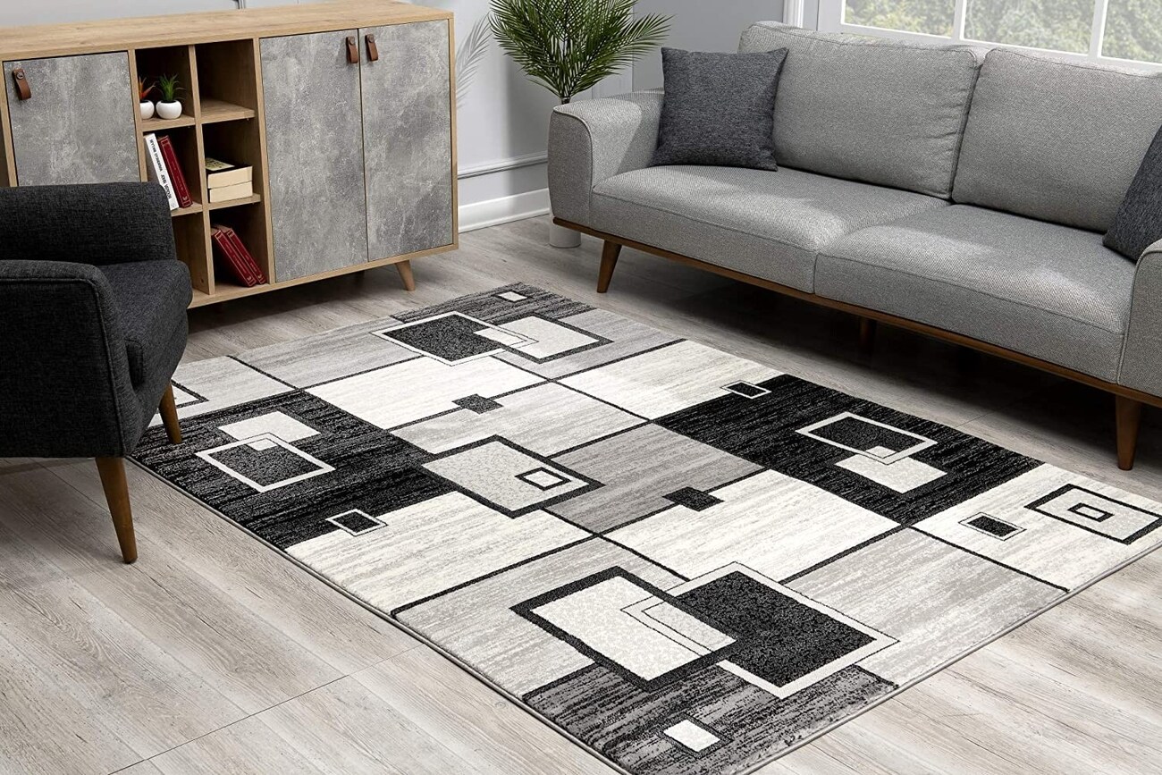 Rug Branch Montage Collection Modern Abstract Doormat Area Rug