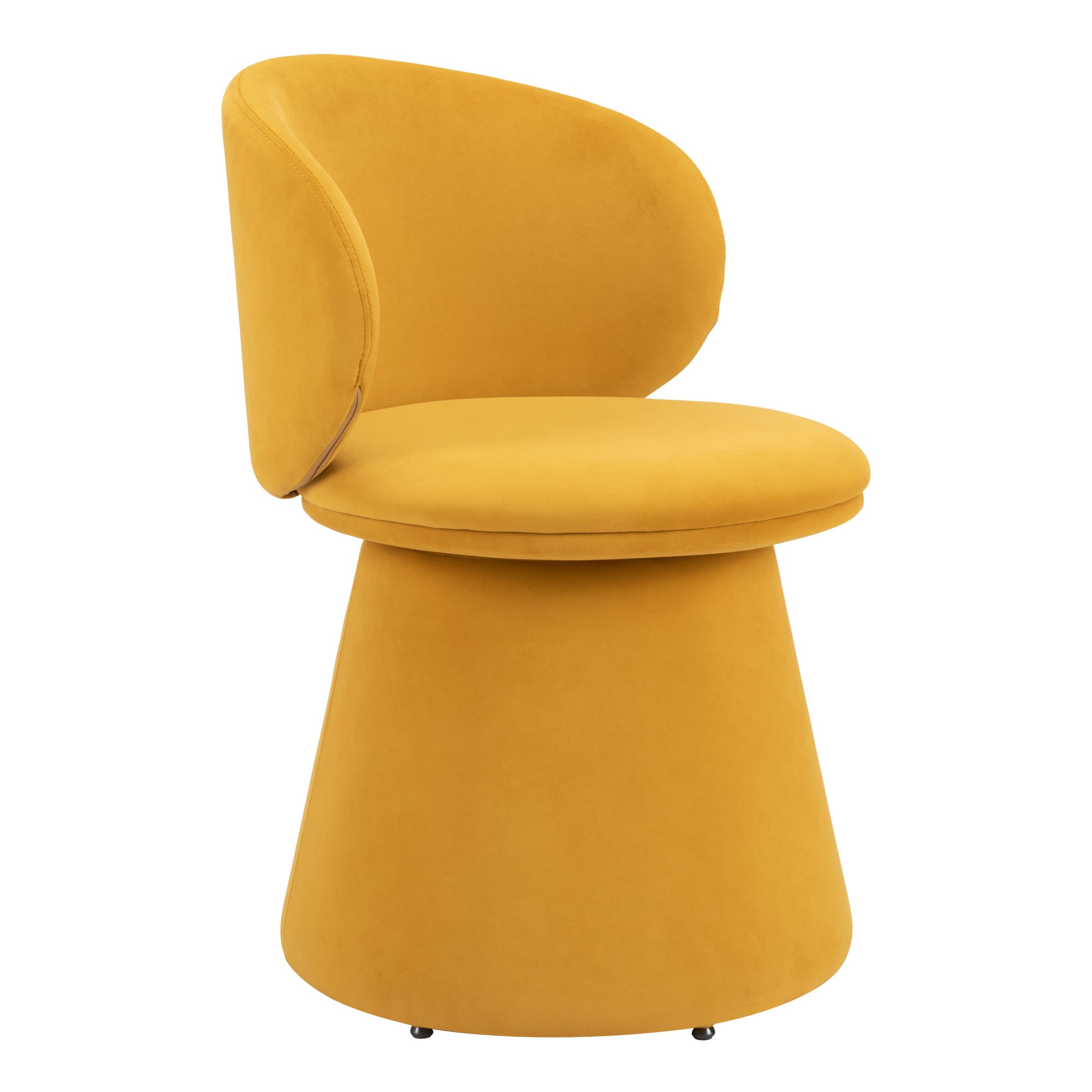 ZUO 110203 Contemporary/Modern Polyester/Polyester Blend Dining Side Chair (Wood Frame)