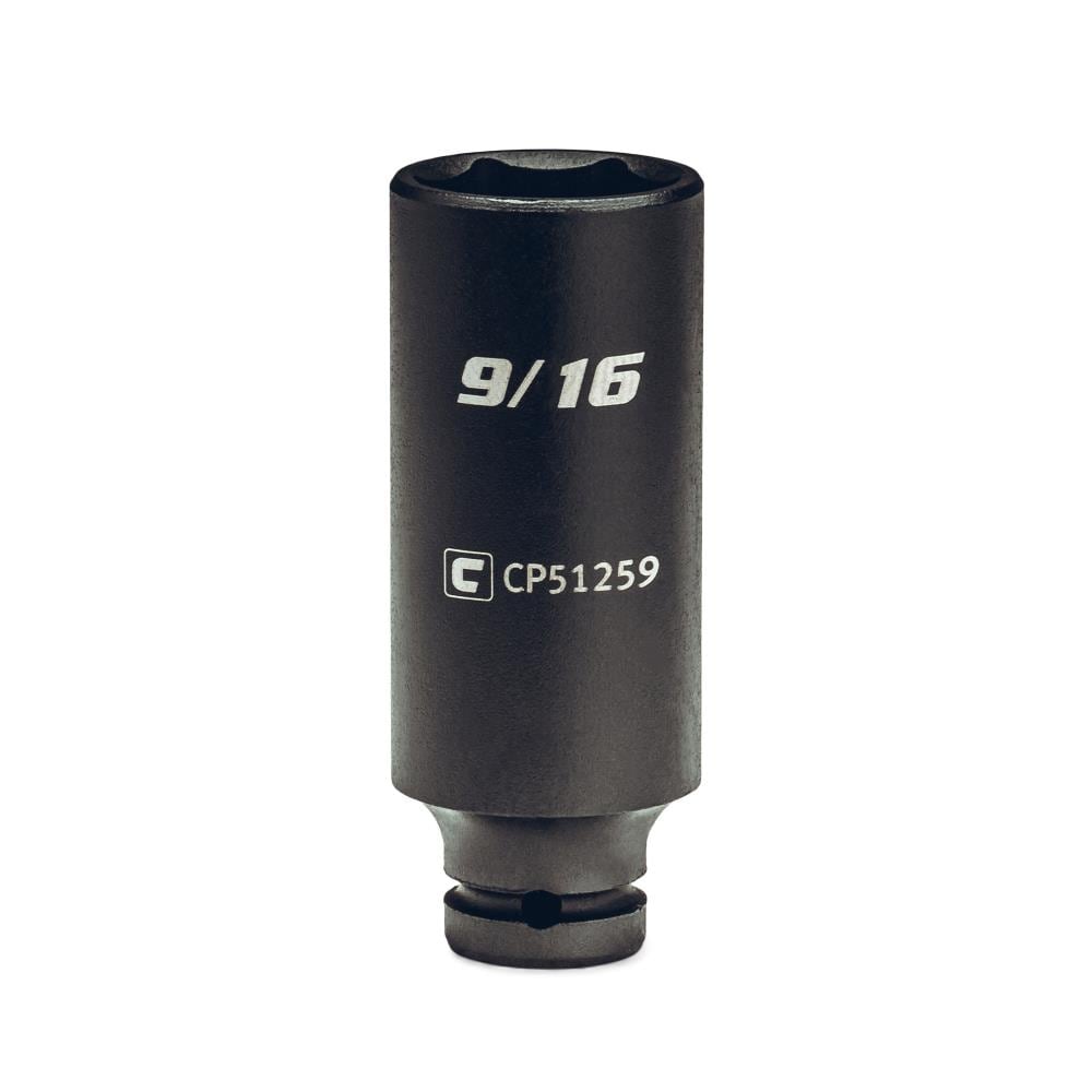Capri Tools CP51259 Standard (SAE) 1/4-in Drive 9/16-in 6-point Impact Socket Individual