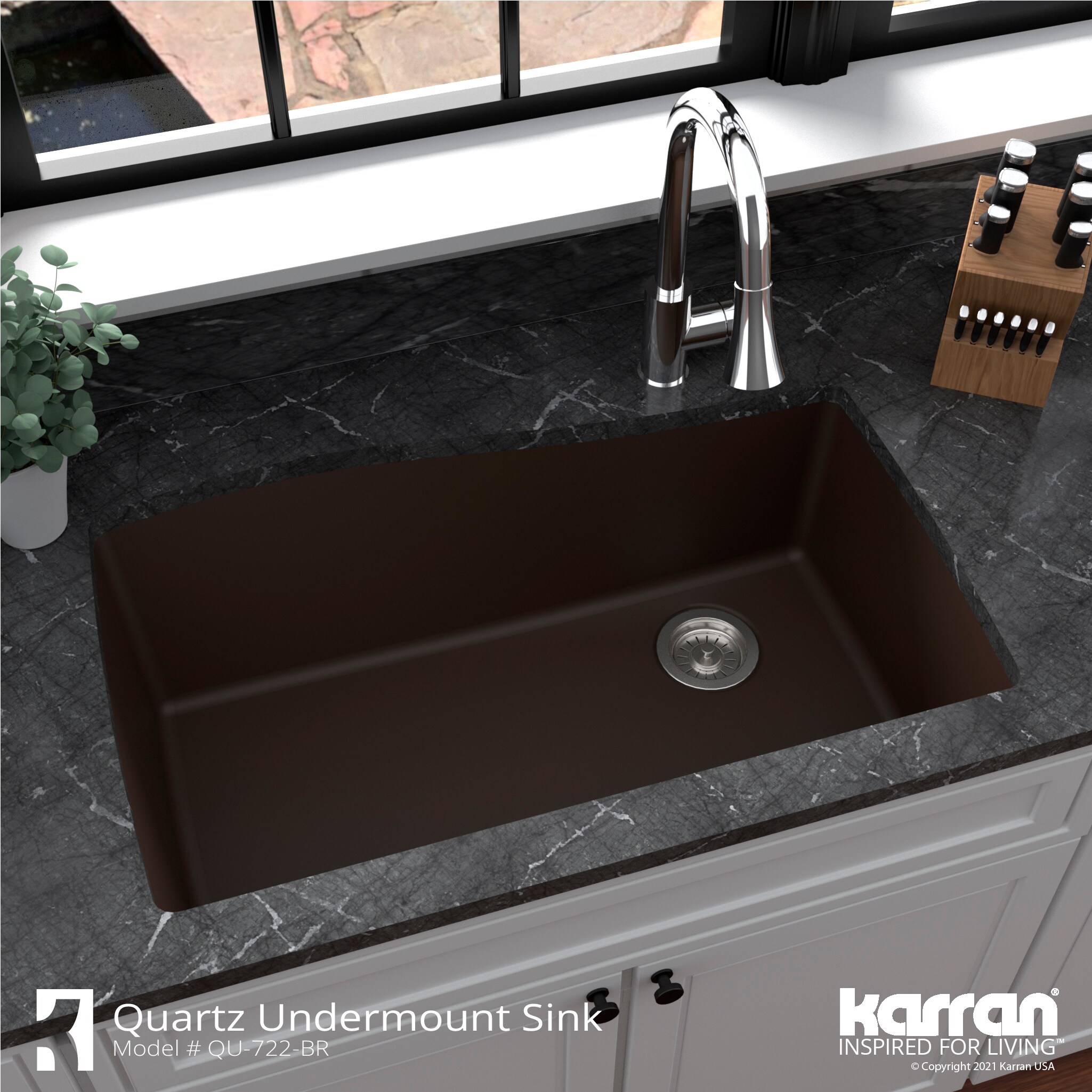 Karran QU-722-BR Kitchen-Sinks - View #6