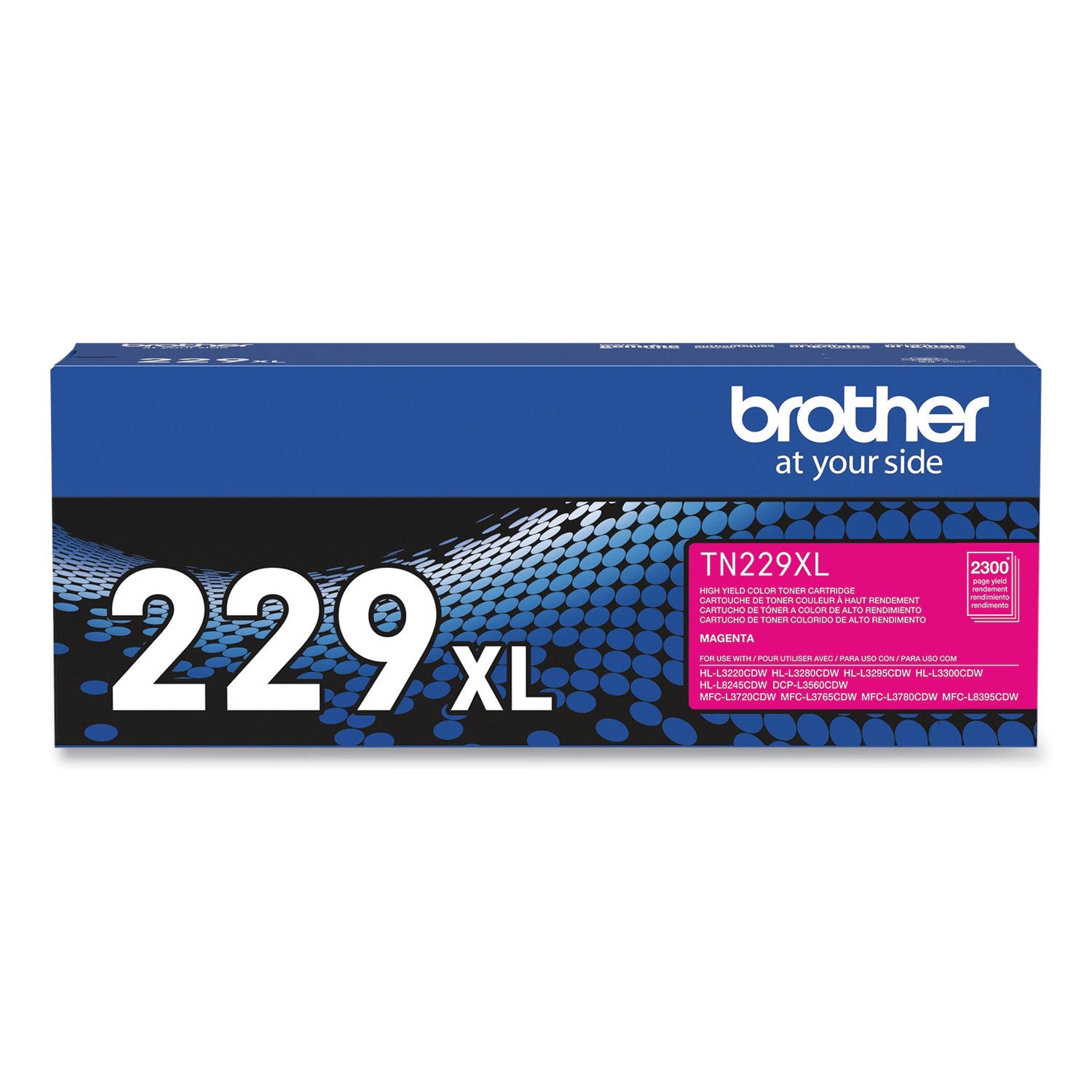 Brother TN229XLM High-Yield Toner 2300 Page-Yield Magenta #TN229XLM