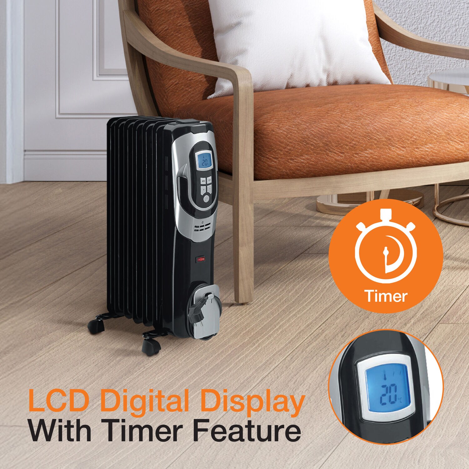 Lifesmart YL-A02LCD-7 Portable-Electric-Heat - View #5