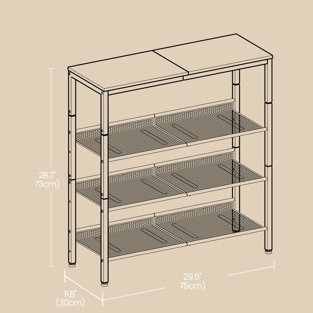 Slickblue D-SM-10B040S53BBLU Shoe-Racks - View #4