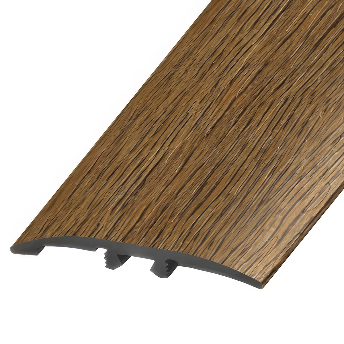 Versatrim SLT-114880 SoundTrack GlueCore Lucida -SoundTrack GlueCore-Woodmere Prefinished 0.25-in T x 2-in W x 94-in L PVC 3-in-1 T-moulding/Reducer/Endcap