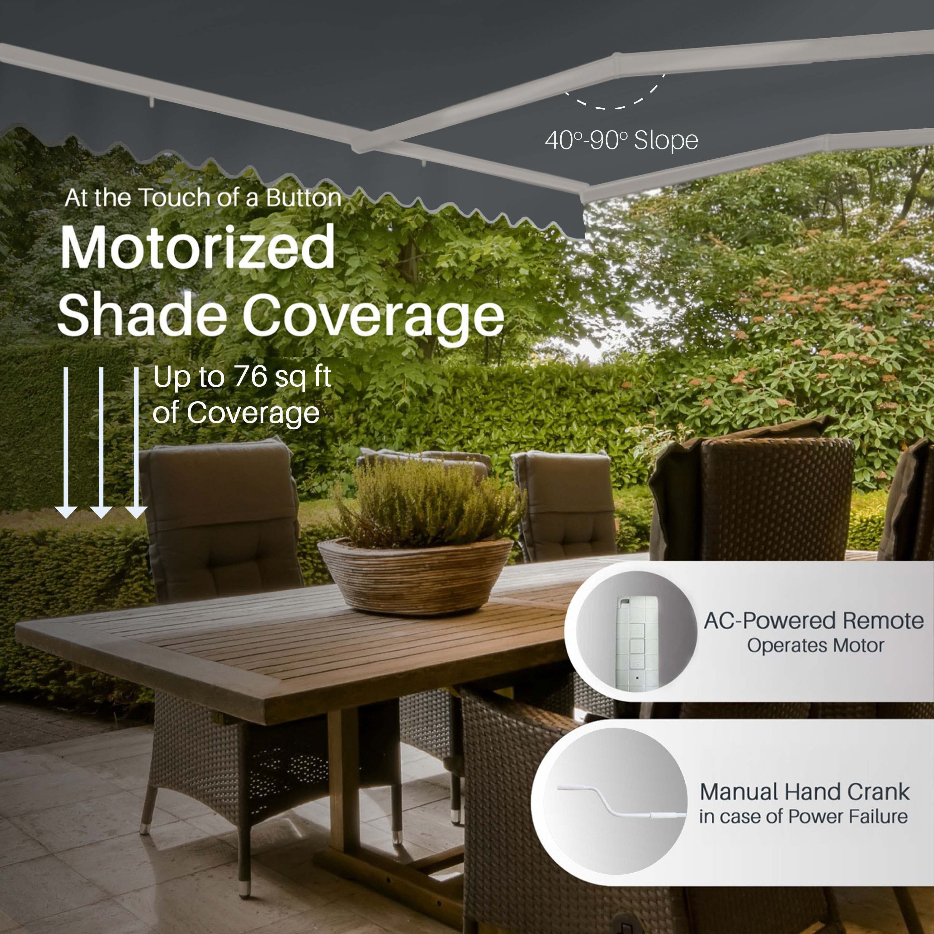 ALEKO AWM10X8GY80-LO awnings - View #3