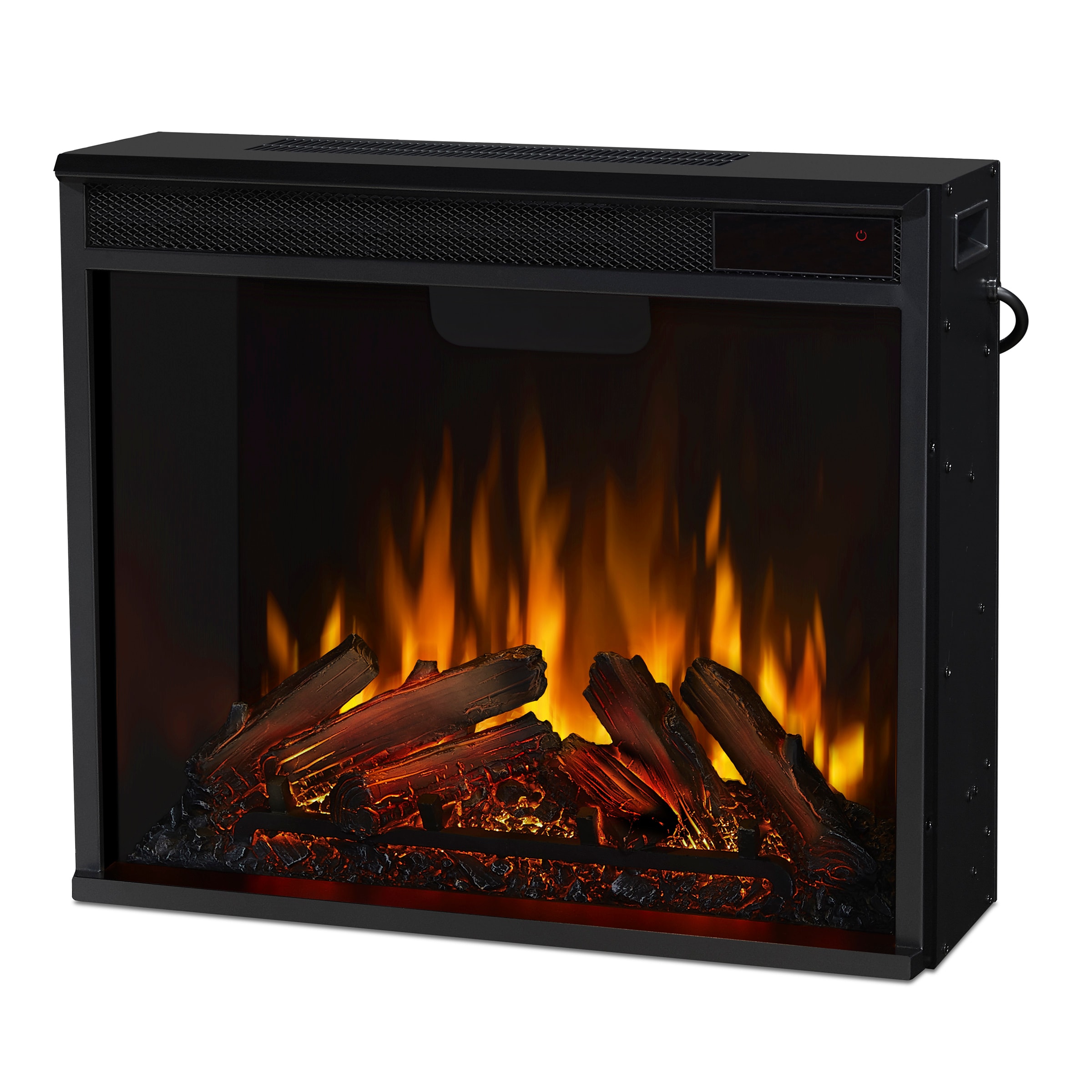 Real Flame 23.375-in W Black Fan-forced Electric Fireplace 4199 Sansujyuku sansujyuku.com