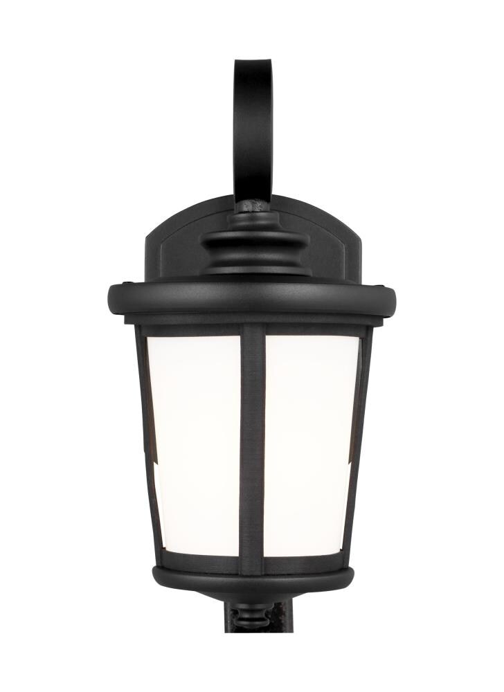 Generation Lighting 8519301EN3-12 Eddington 1 -Light 11.875-in H Black Hardwired Outdoor Wall Light