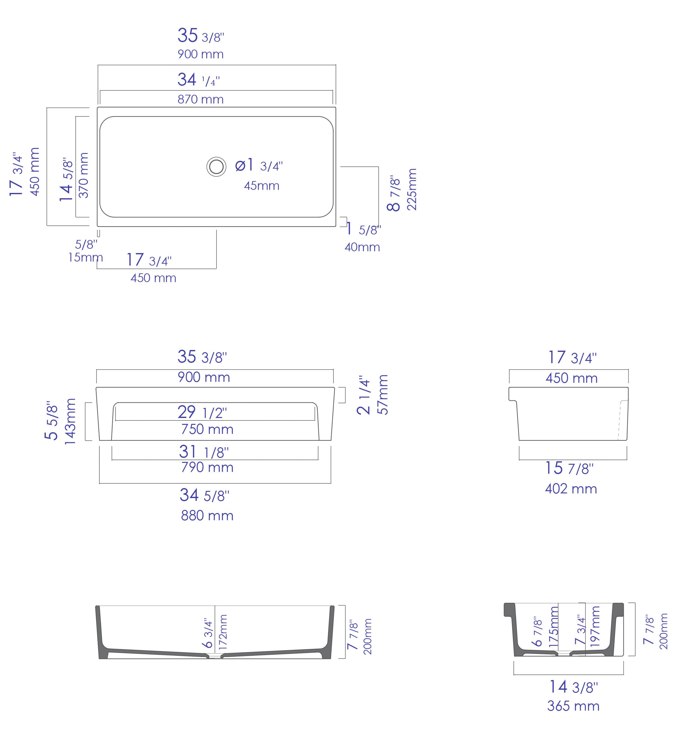 ALFI AB36TR Bath-Sink - View #10