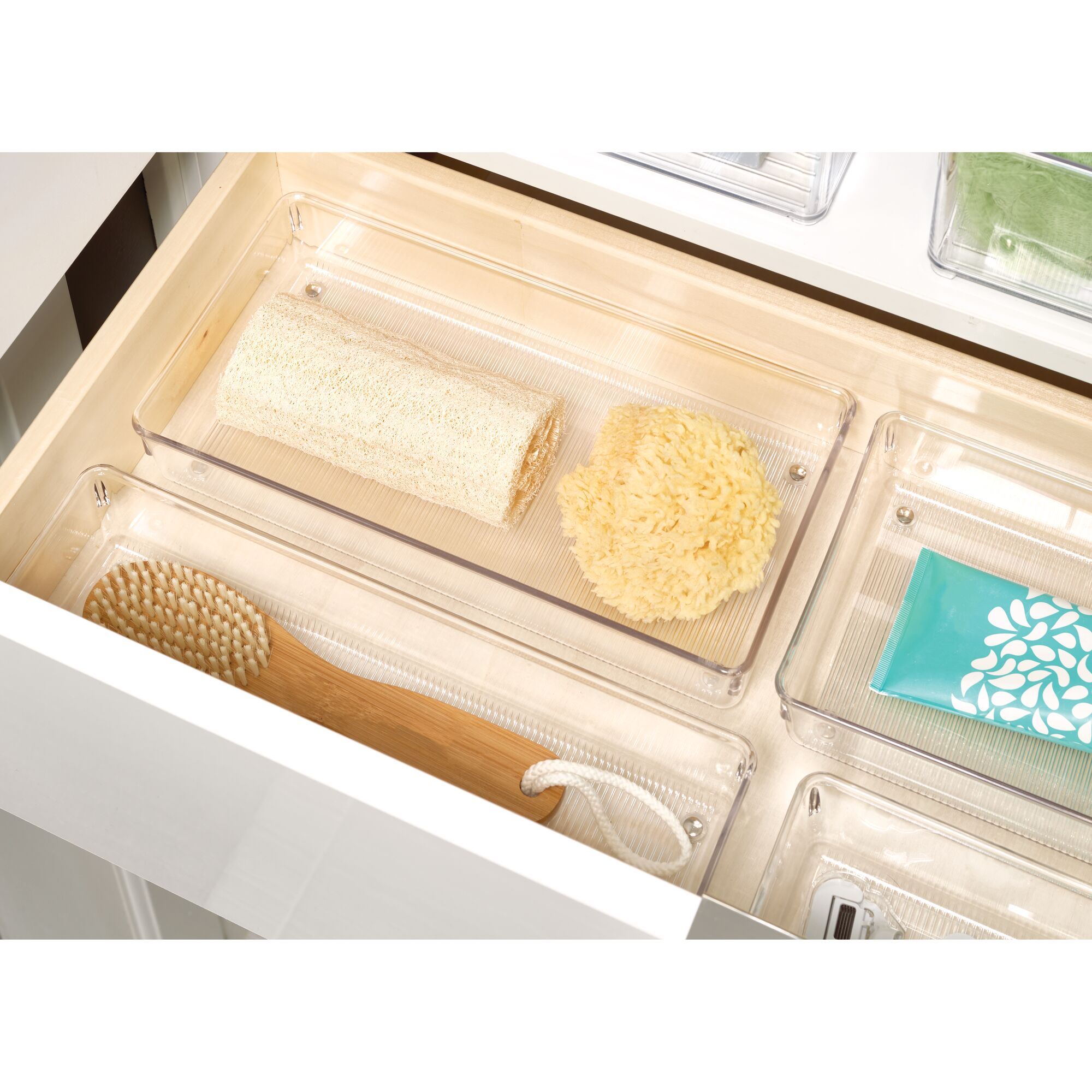 iDesign Pantry & Drawer Organizer, Clear, 6 x 11-1/2 x 3-1/2 In.