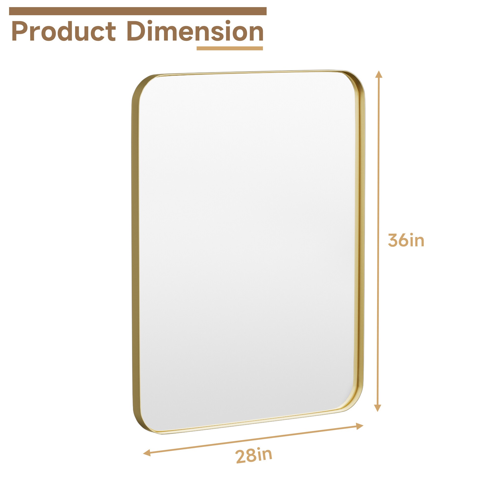 LOVMOR M-G-DX-2836-LSQ Decor-Mirrors - View #2