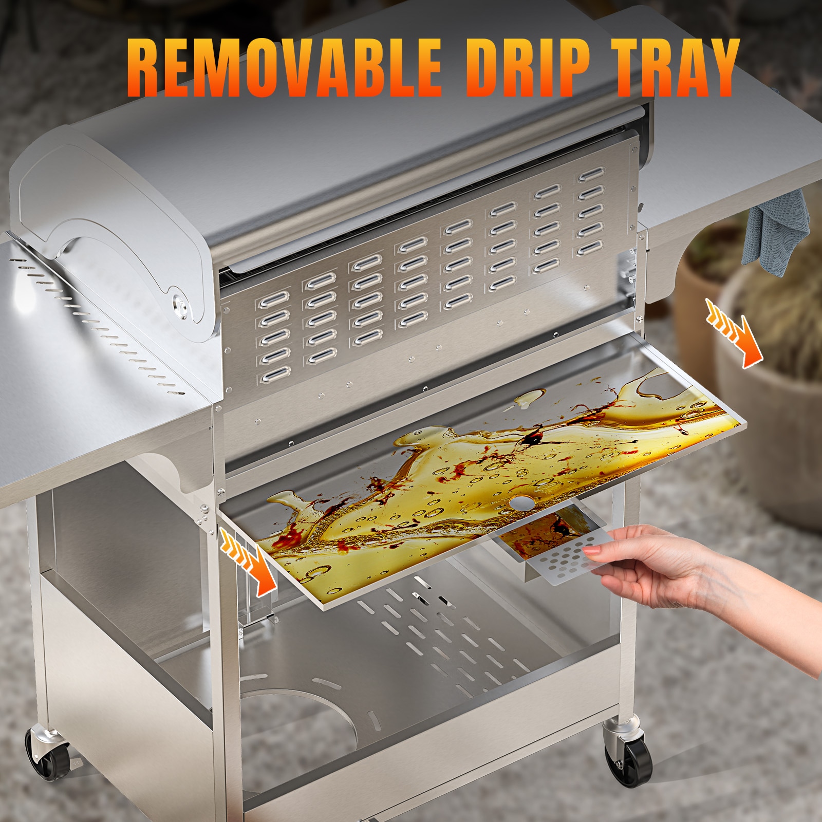 COWSAR LSG01GG41F Gas-Grill - View #8