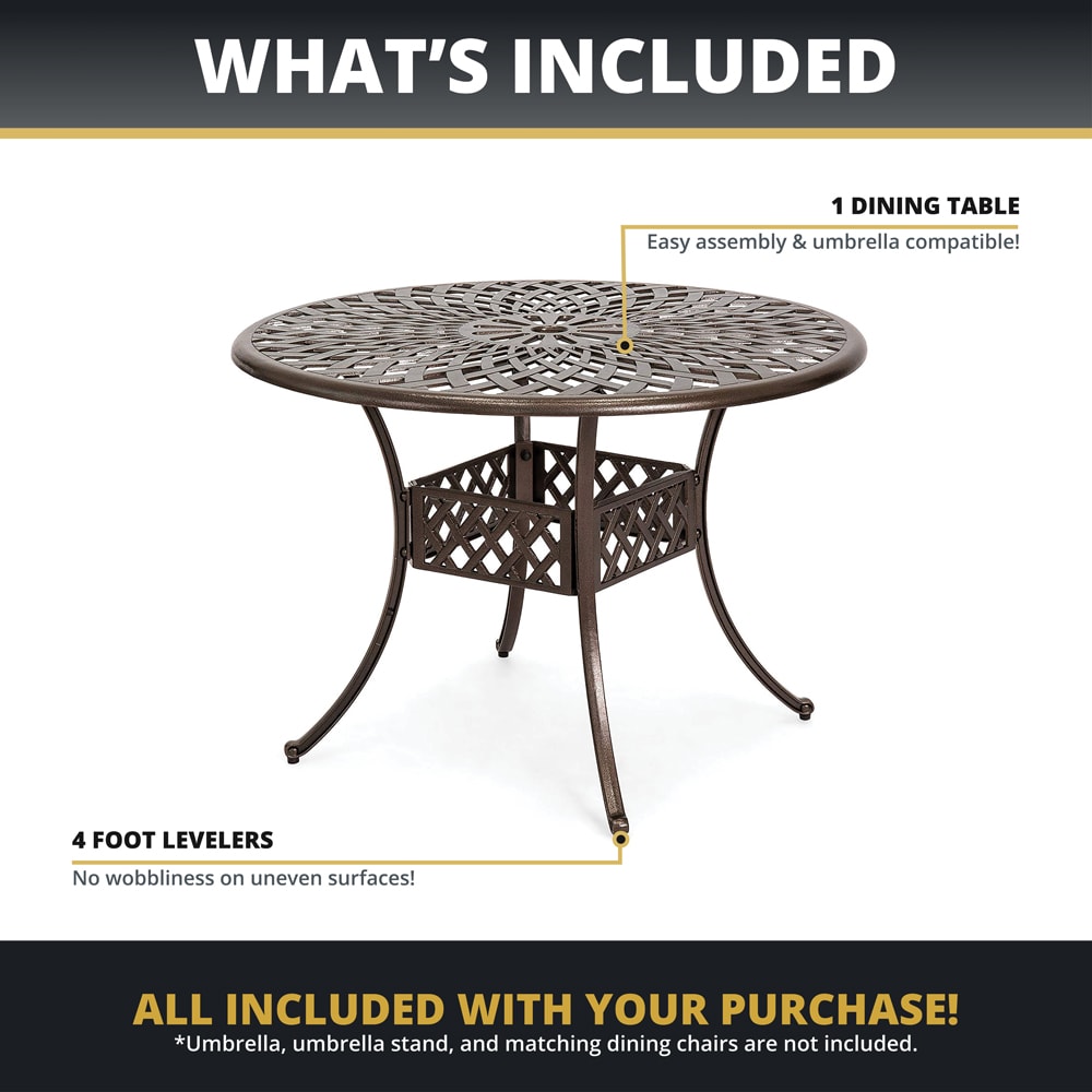 Kinger Home DTS-001T Patio-Tables - View #6