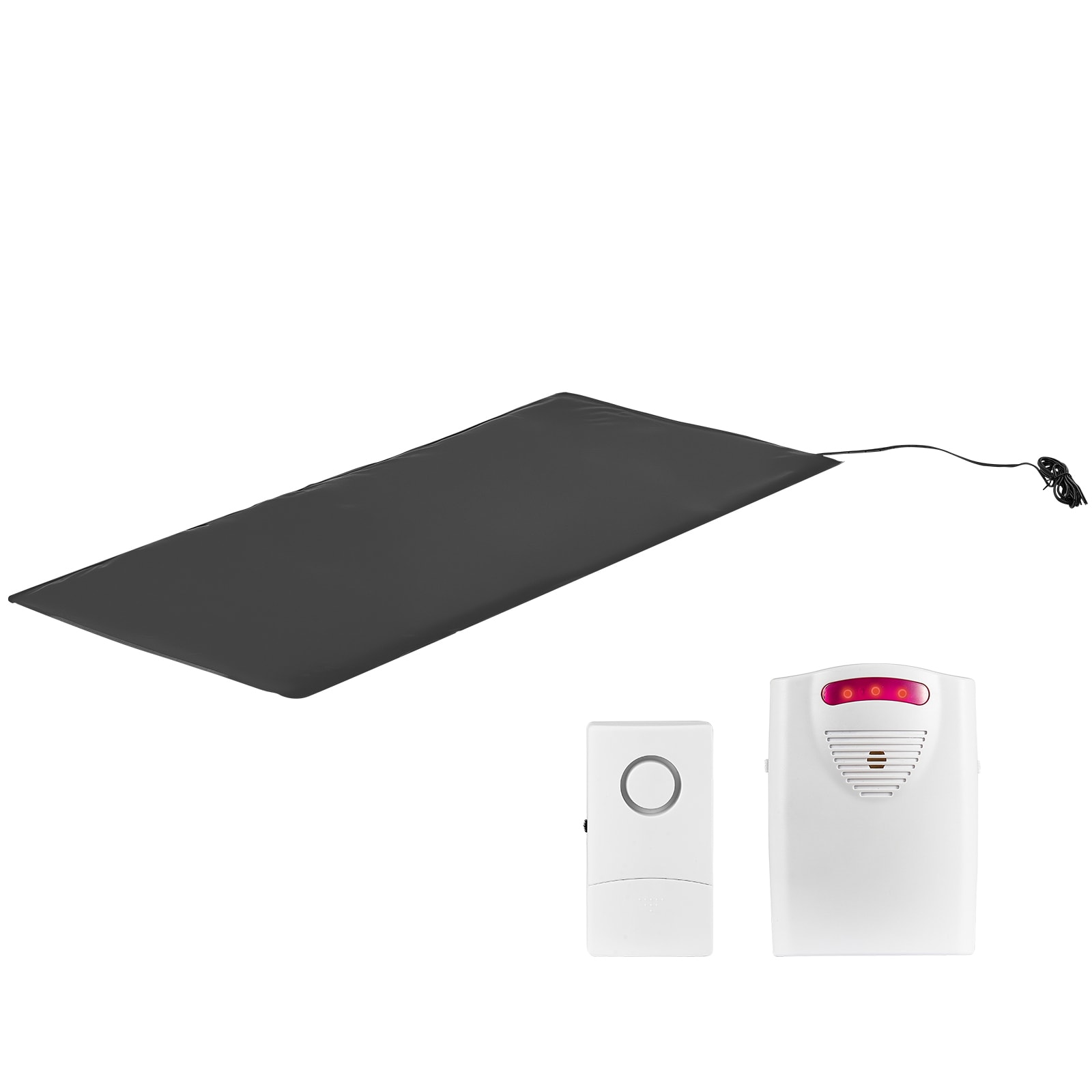 GIVIMO Bed Alarm System for Elderly with 14x30-in Wireless Sensor Pad and Caregiver Pager Fall Prevention for Dementia Patients Hospitals Rehabilitation