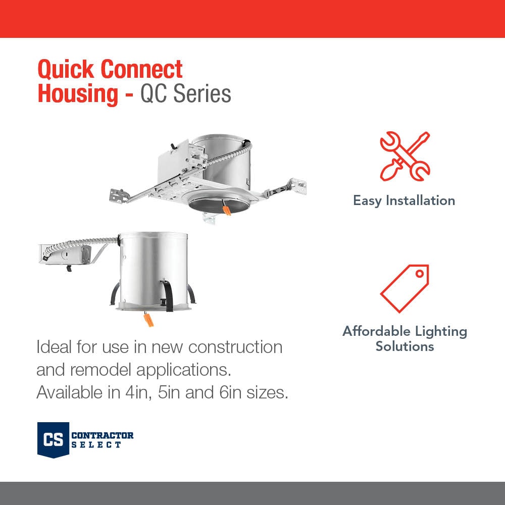 Juno 6-Pack Remodel Ic 4-in Recessed Light Housing in the Recessed ...