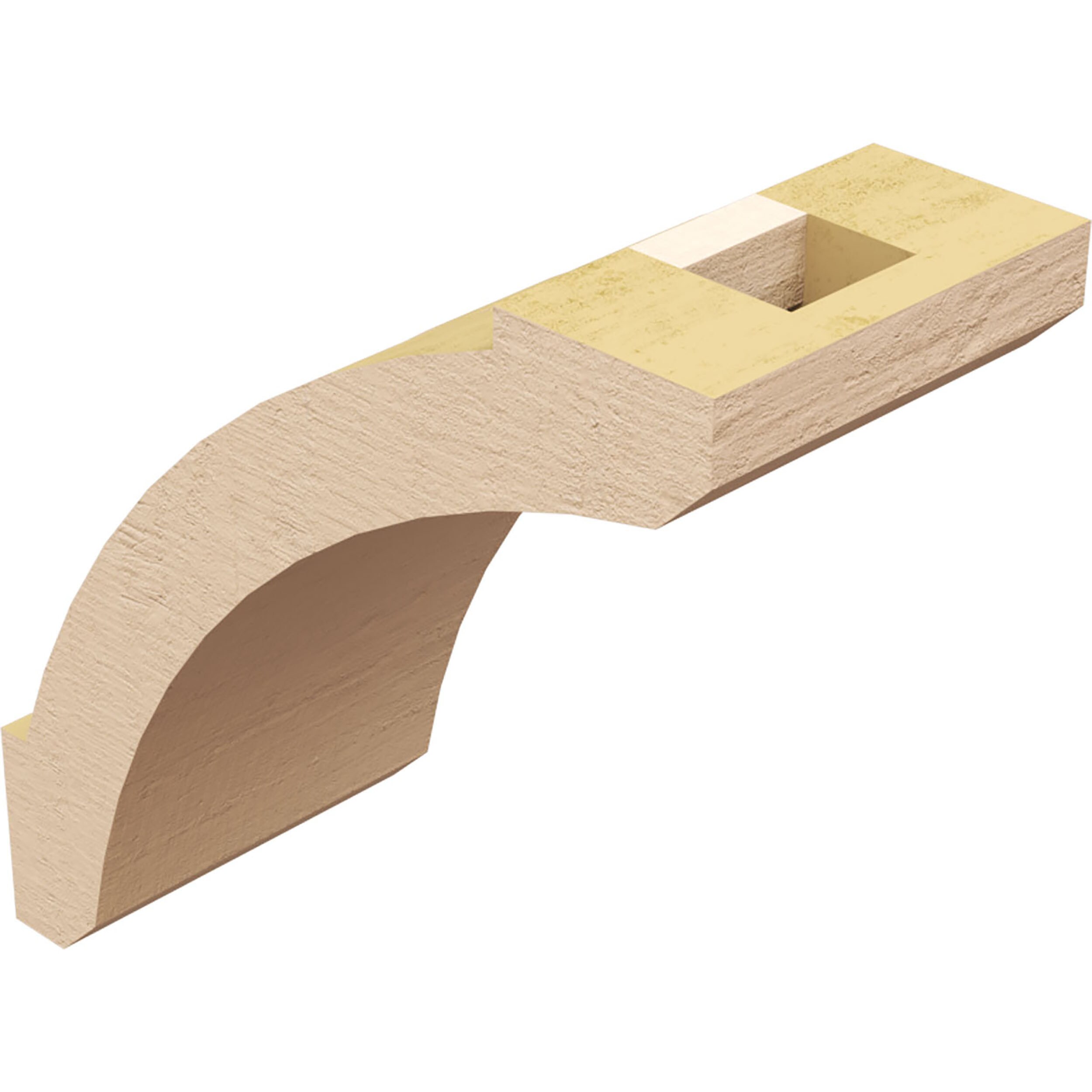 Ekena Millwork BRCUR03X06X06LFTRCPR braces - View #12