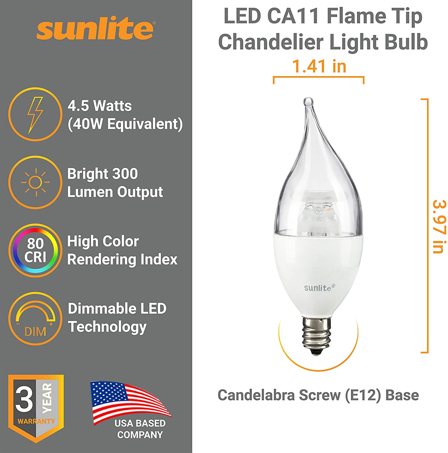 Sunlite LW07142 Dec-Led-Light-Bulbs - View #2