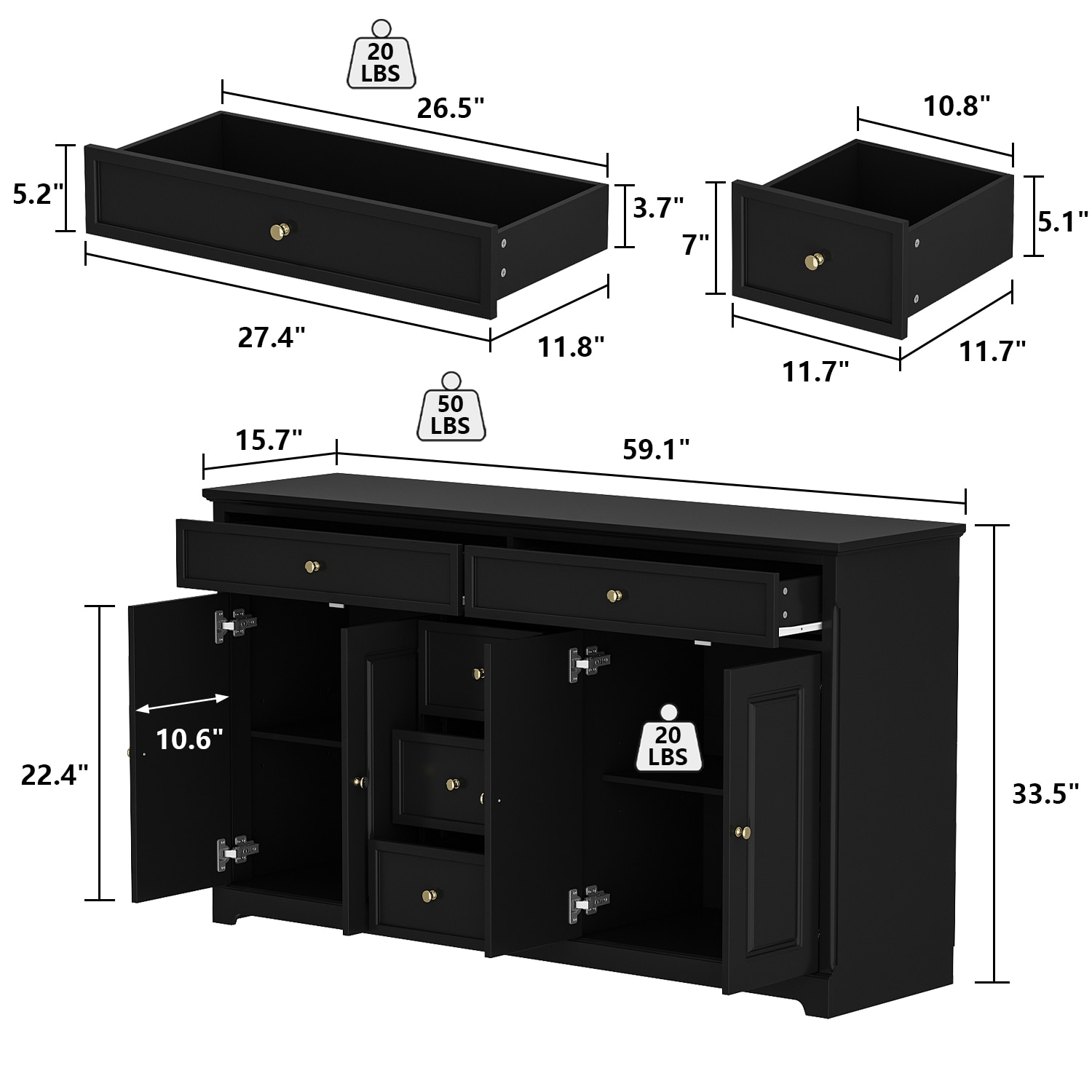 FUFU&GAGA LJY-BC0263-02 dressers - View #10