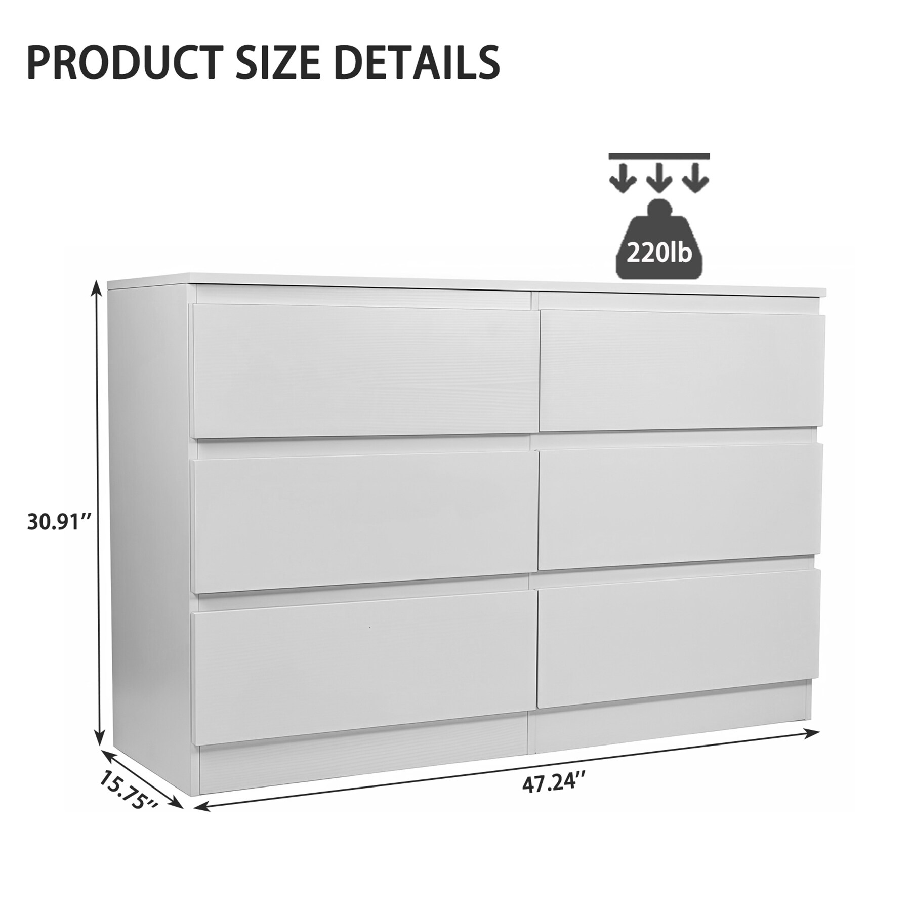SINOFURN SYB930052WD dressers - View #14
