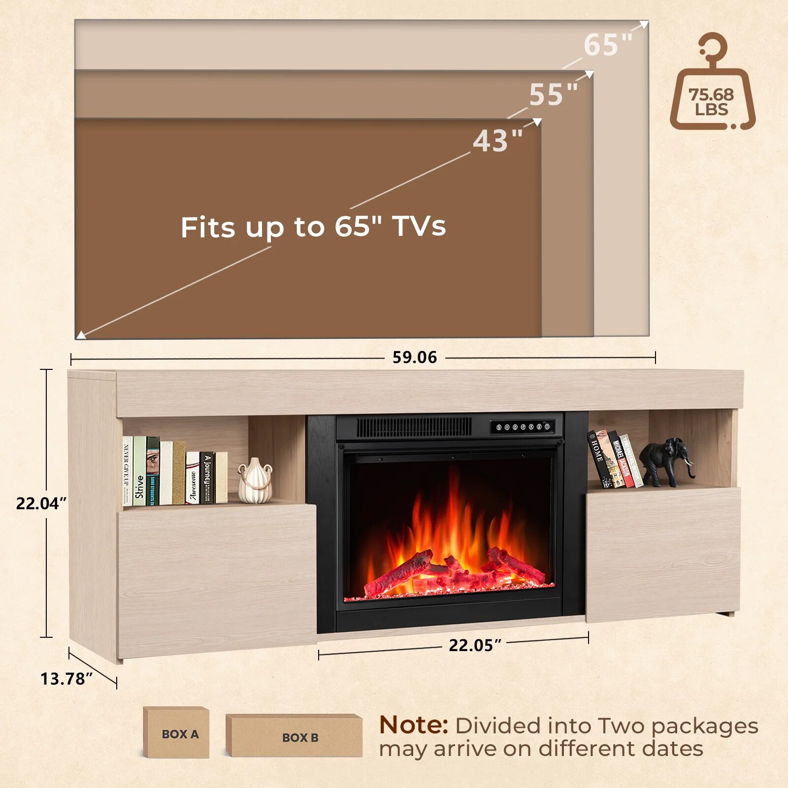 Antarctic Star LSAS-SM2303AOK Electric-Fireplaces - View #12