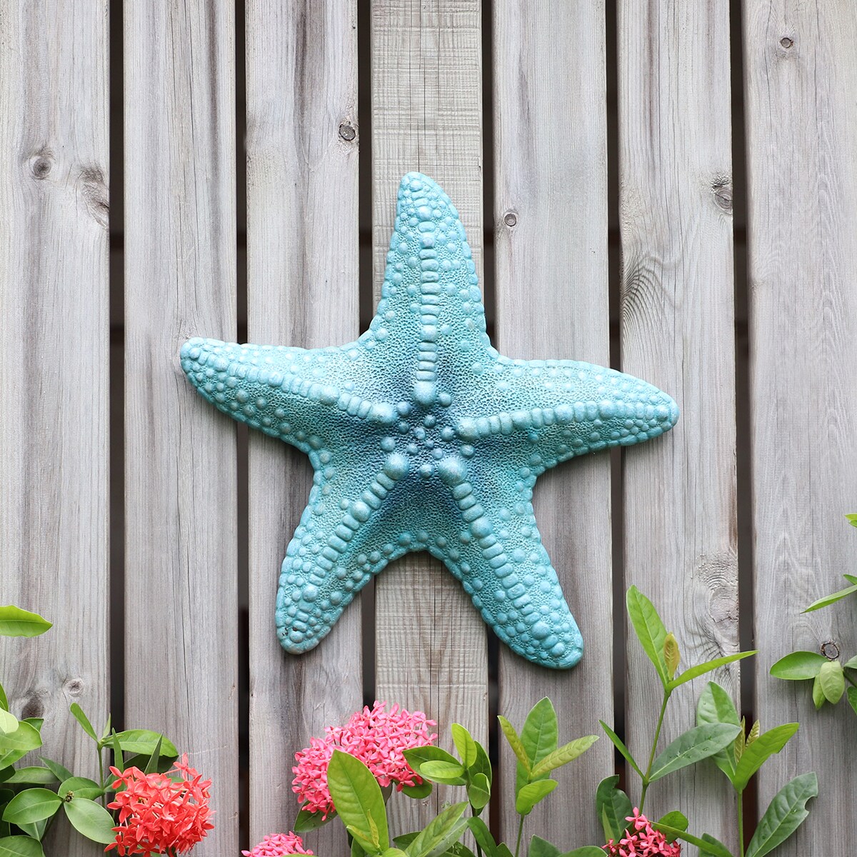 Coastal Home LED Starfish Figurine Blue