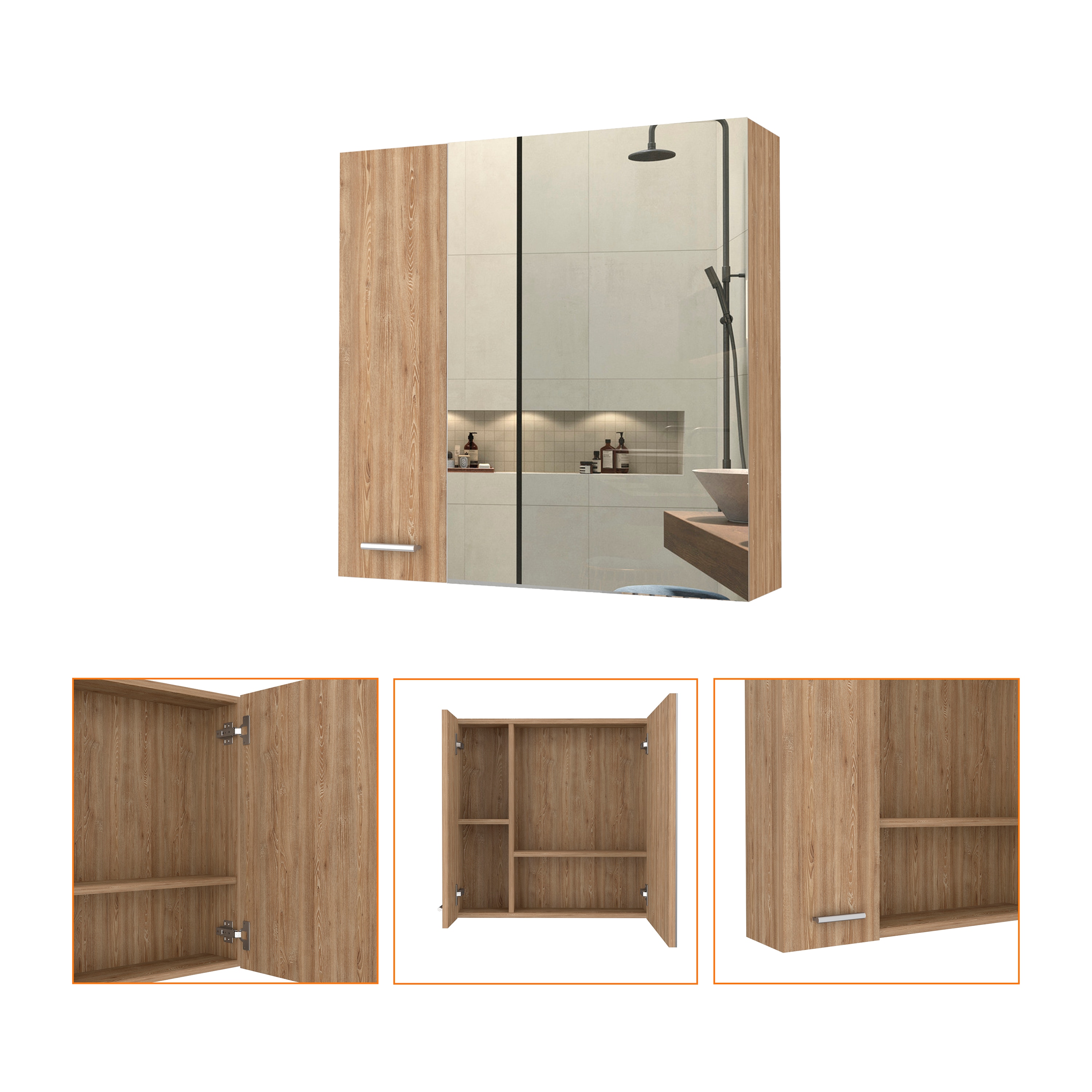 Forclover HBV-B062225 Bathroom-Medicine-Cabinets - View #5