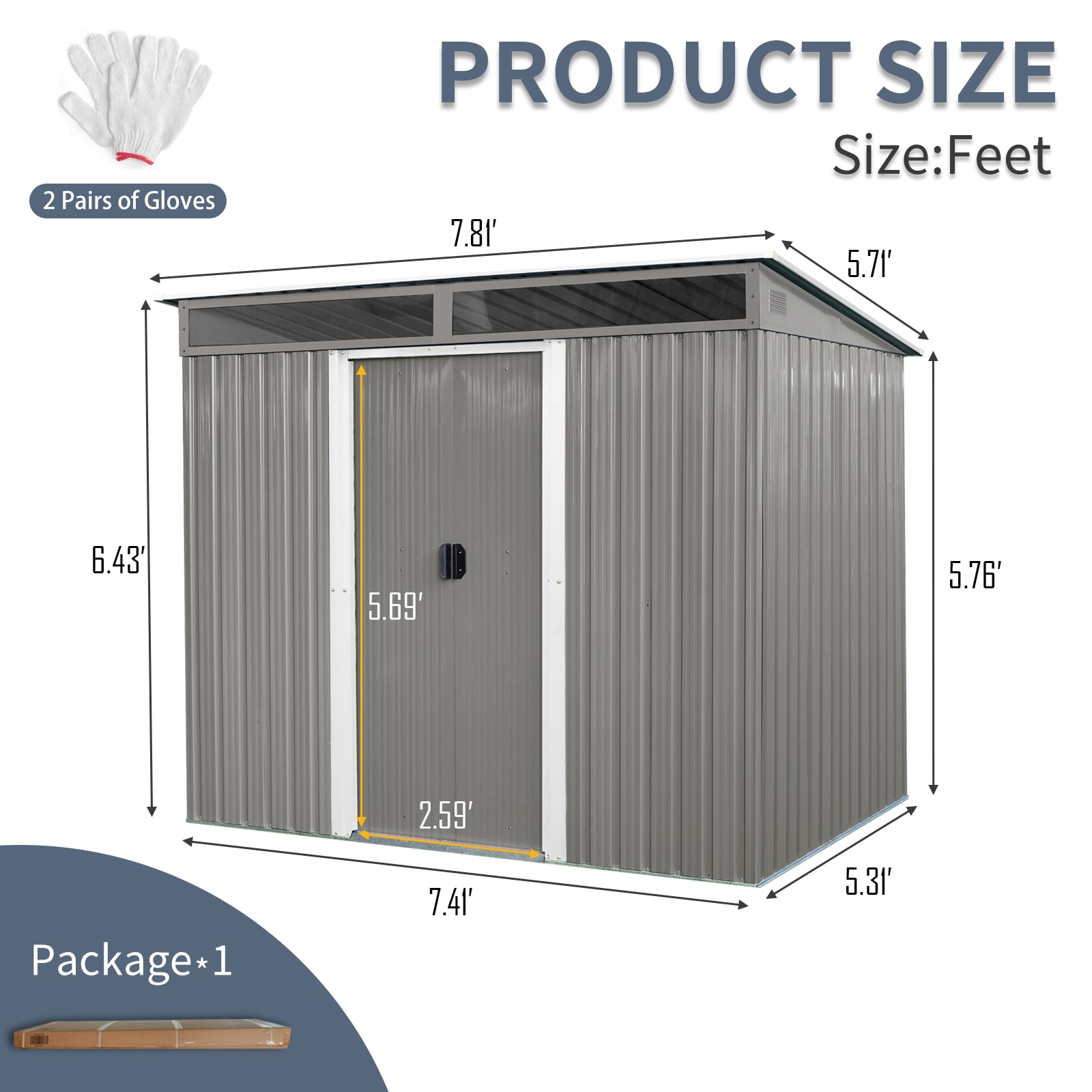 ToolCat BZ-3-146-SN Metal-Storage-Buildings-Sheds - View #8