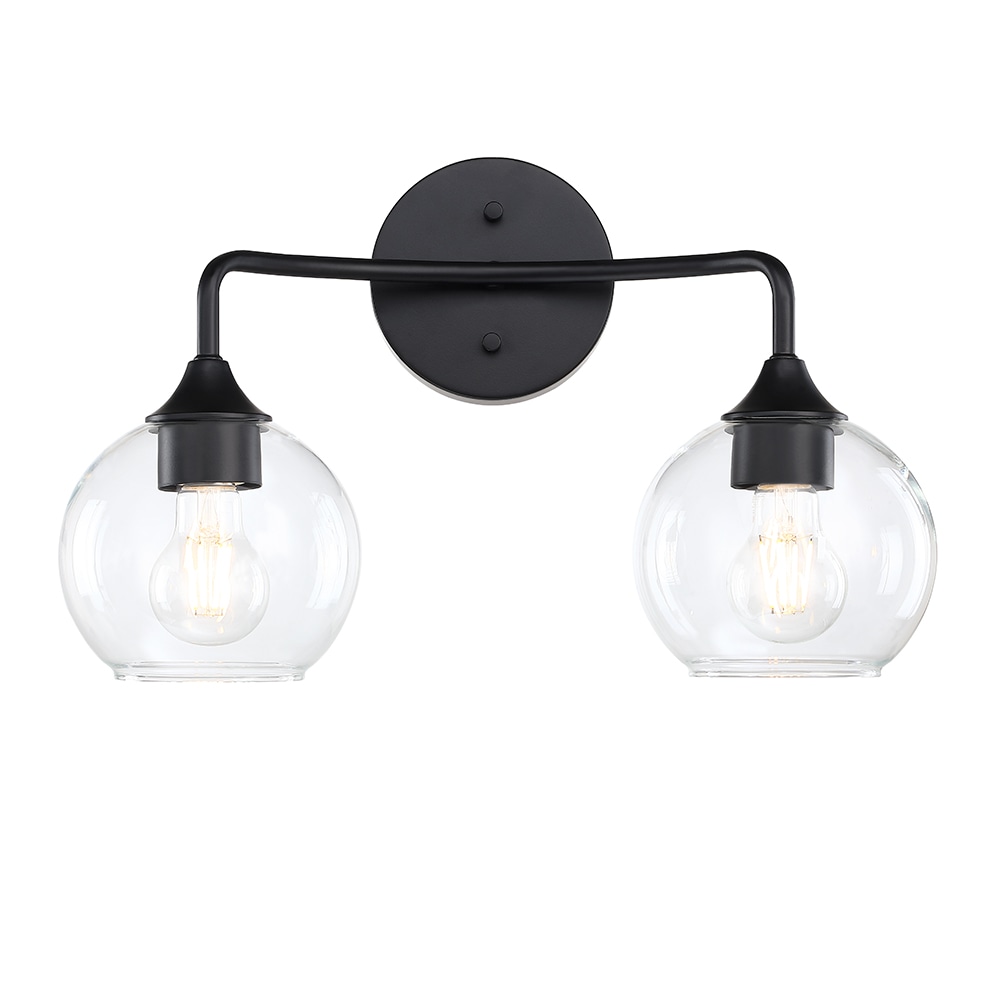 Origin 21 TC02349-BK Freya 17 2 -Light Matte Black Farmhouse Vanity light