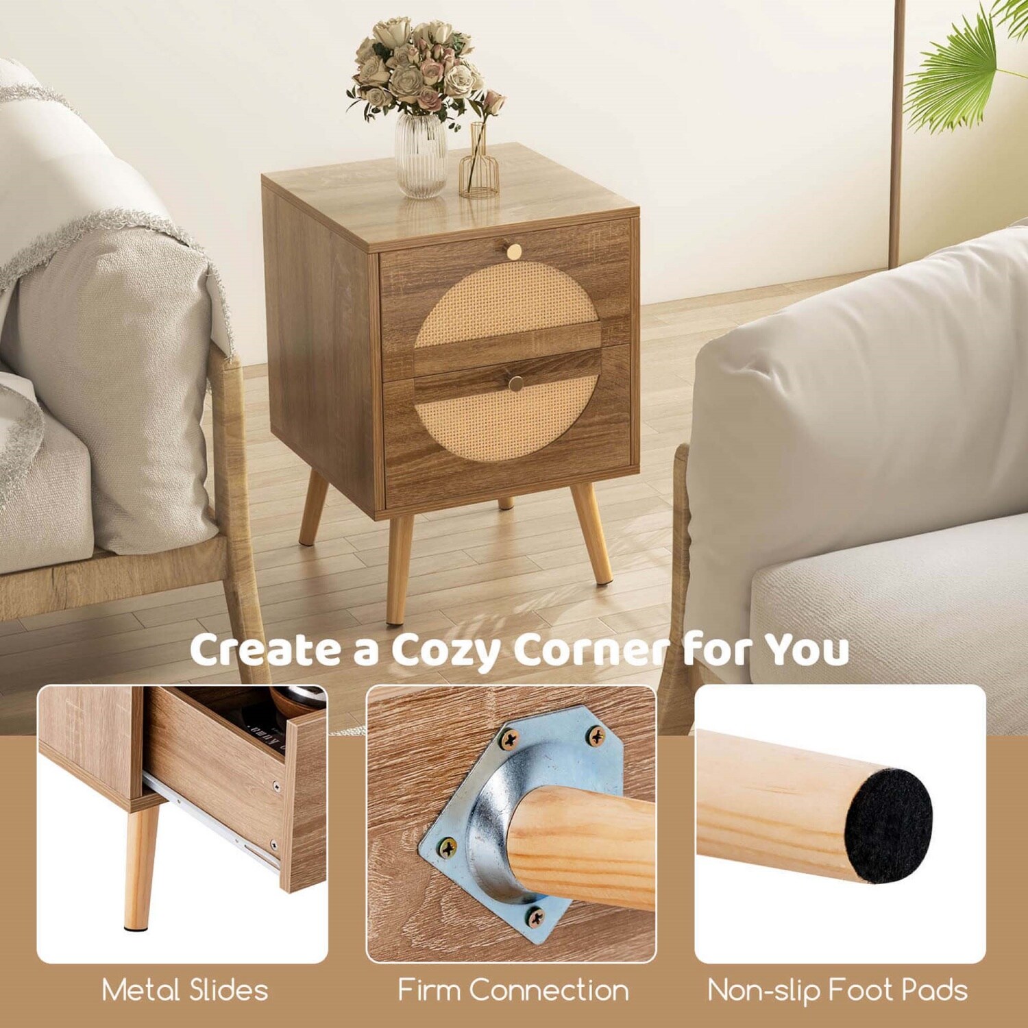 Costway CSHY004200 nightstands - View #9