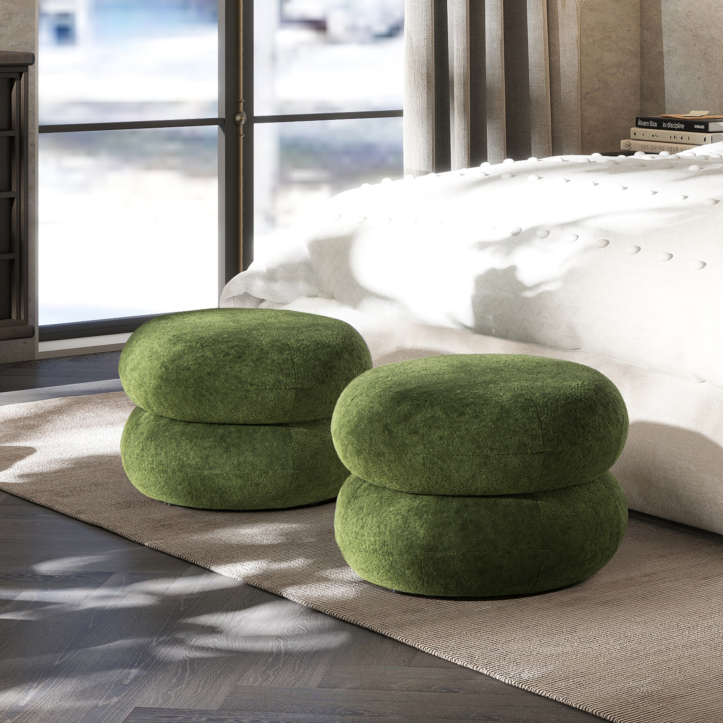 Jennifer Taylor Home LKGRE-84690 Indoor-Ottomans - View #3