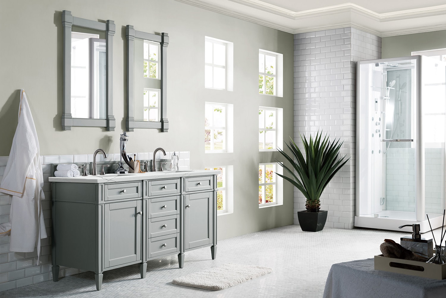 James Martin Vanities 650-V60D-UGR-3ENC Bath-Vanity-Combo - View #3
