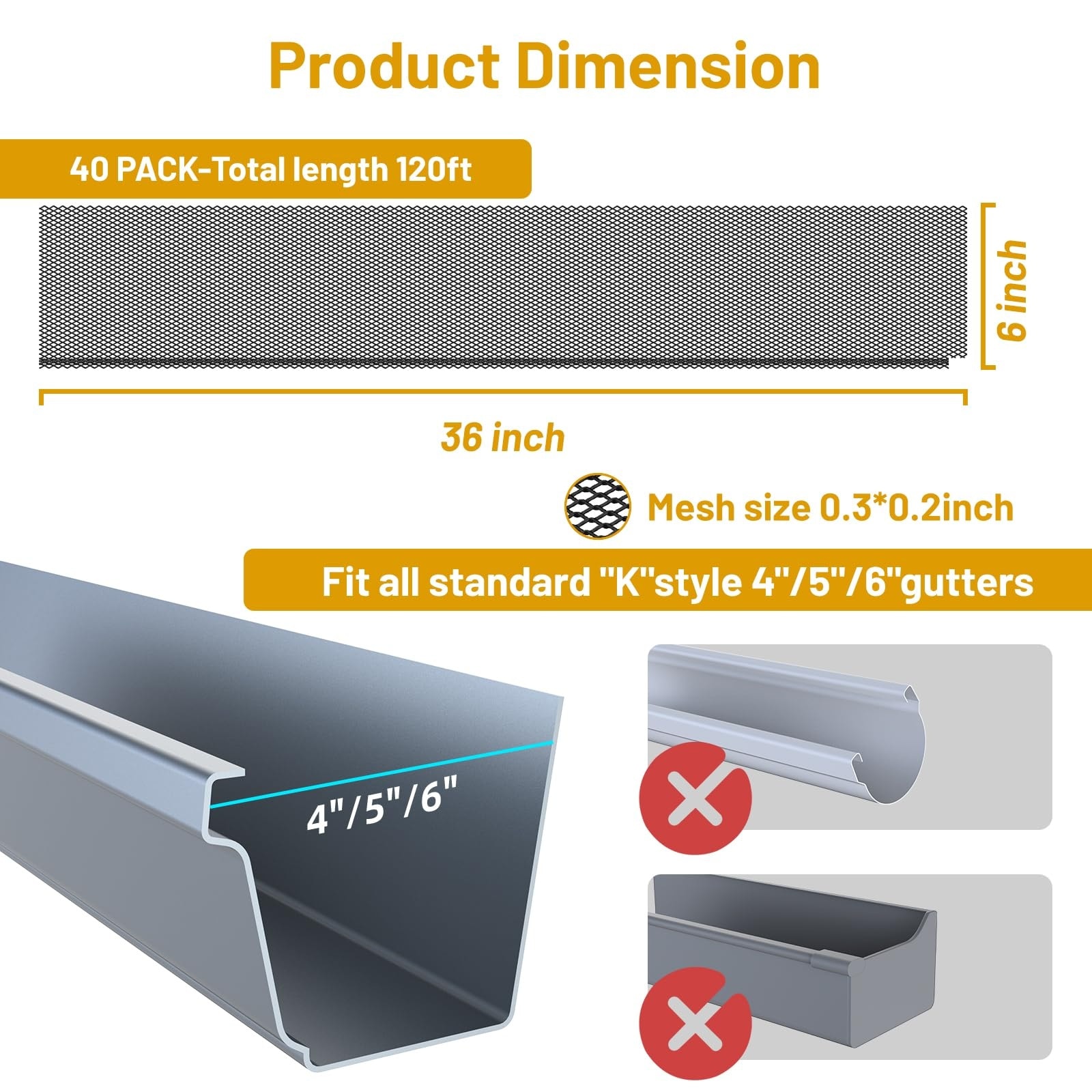 Adrinfly LAD0507B04 Gutter-Hangers-Brackets - View #3