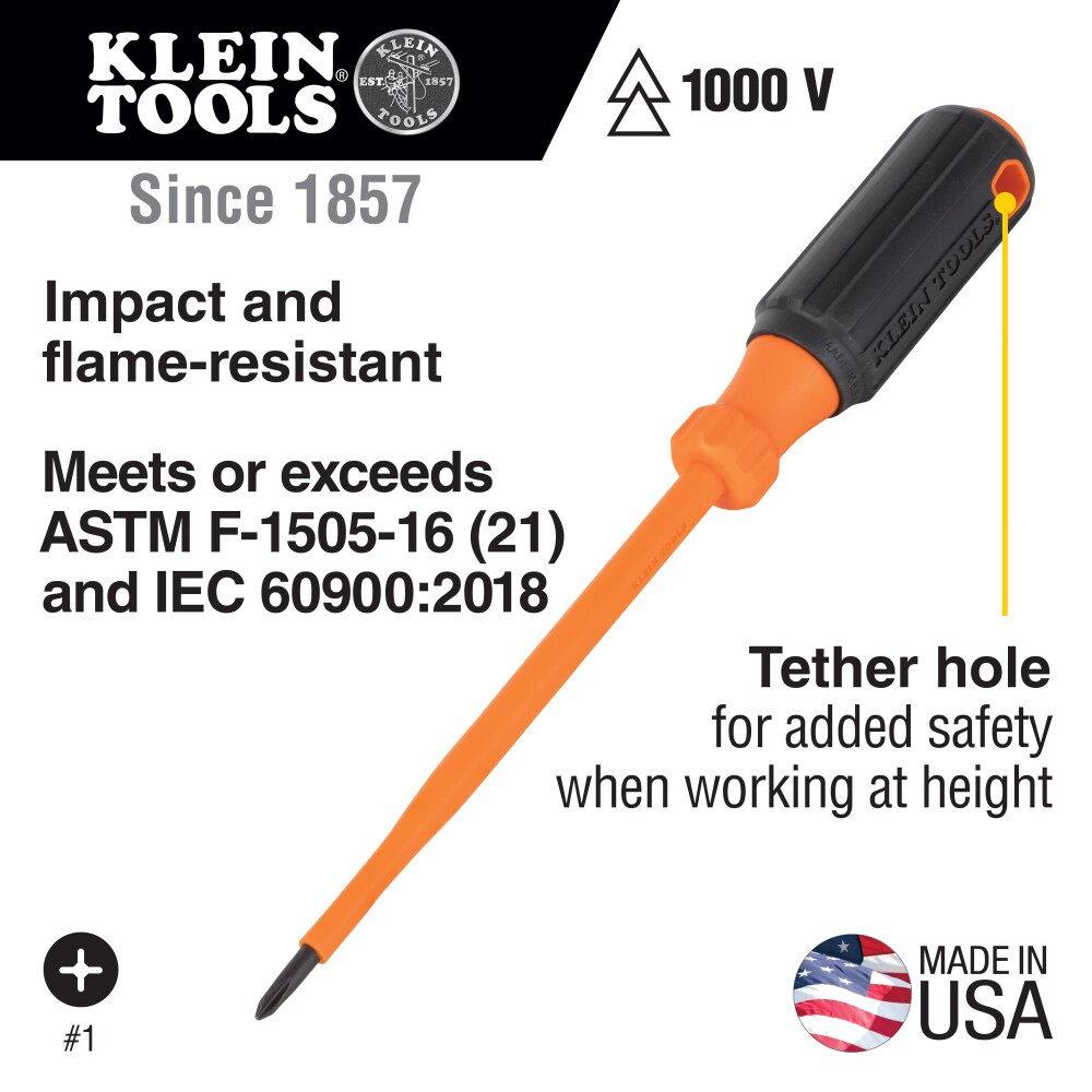 Klein Tools 85077INSR Screwdrivers-Individual - View #3