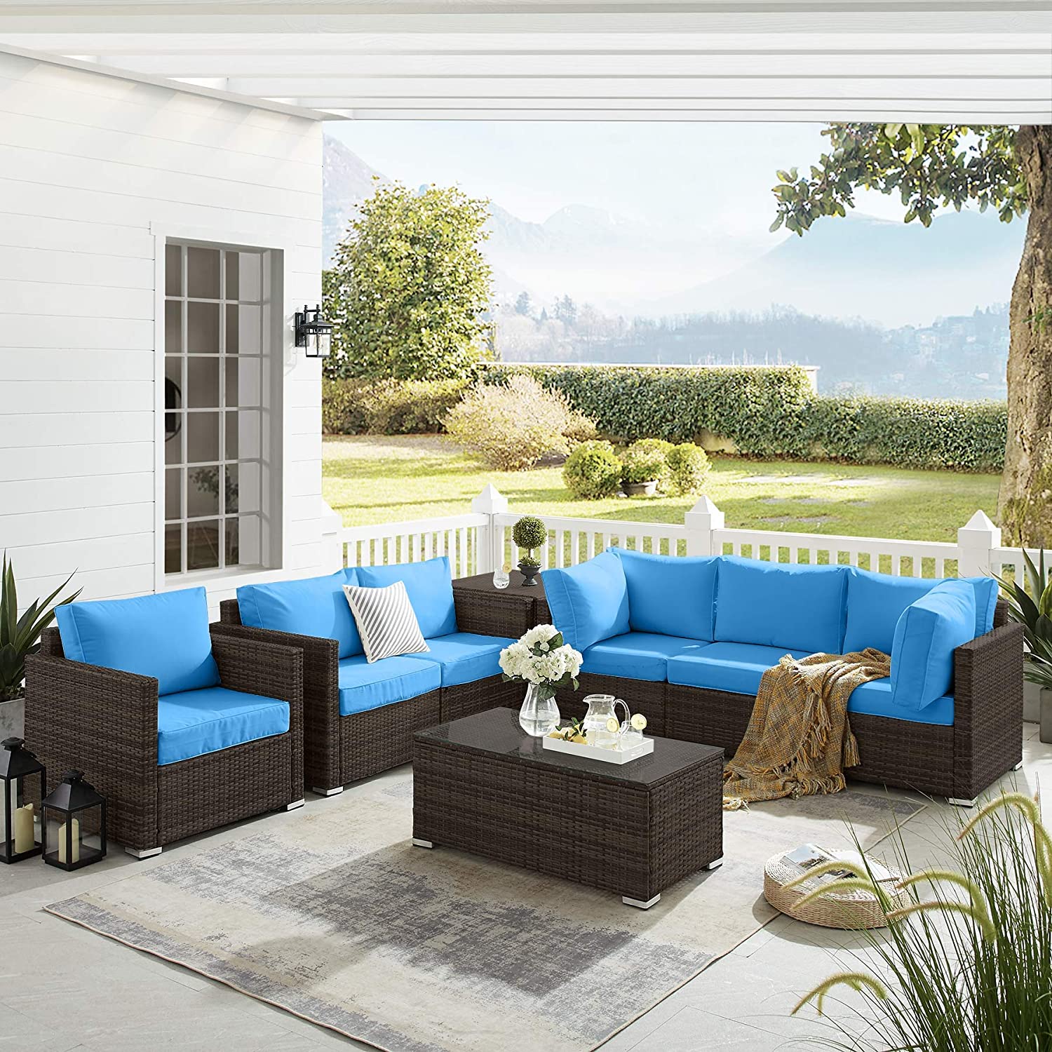 Tribesigns HO008-BNBL Patio-Sofas-Daybeds - View #2