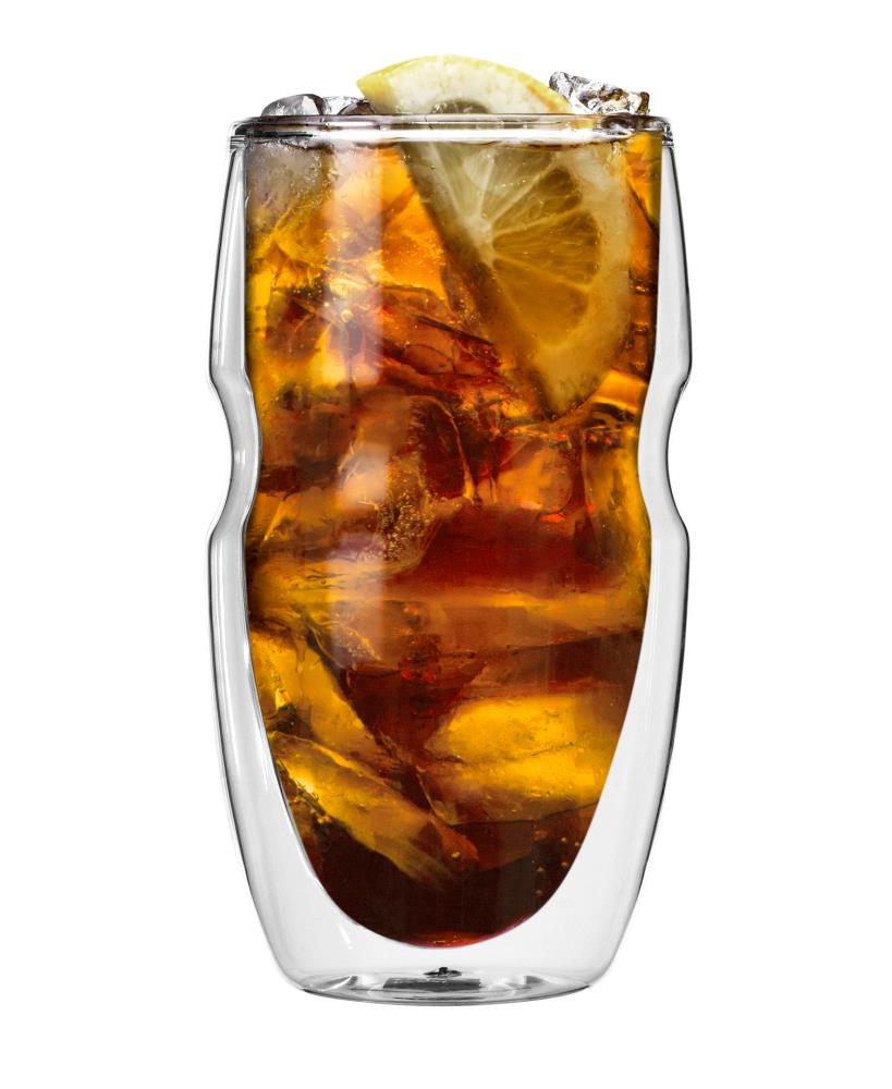 Single Bulge 12 oz Iced Tea Glass