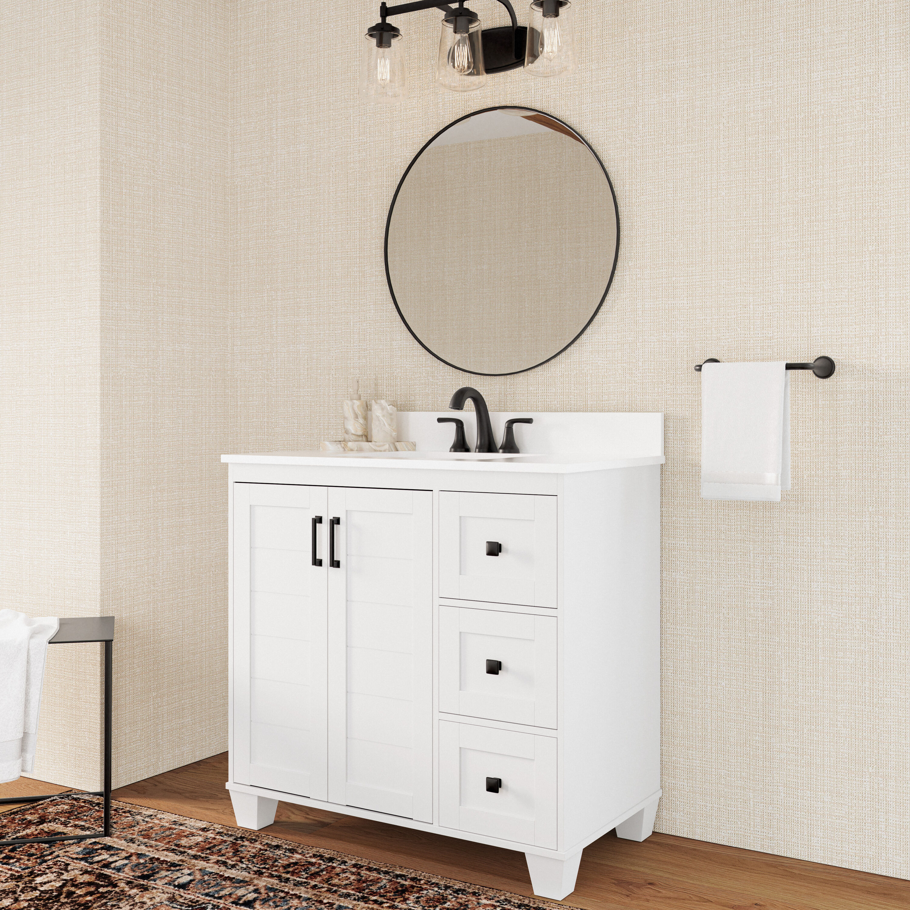 allen + roth LWS36GBV Bath-Vanity-Combo - View #4