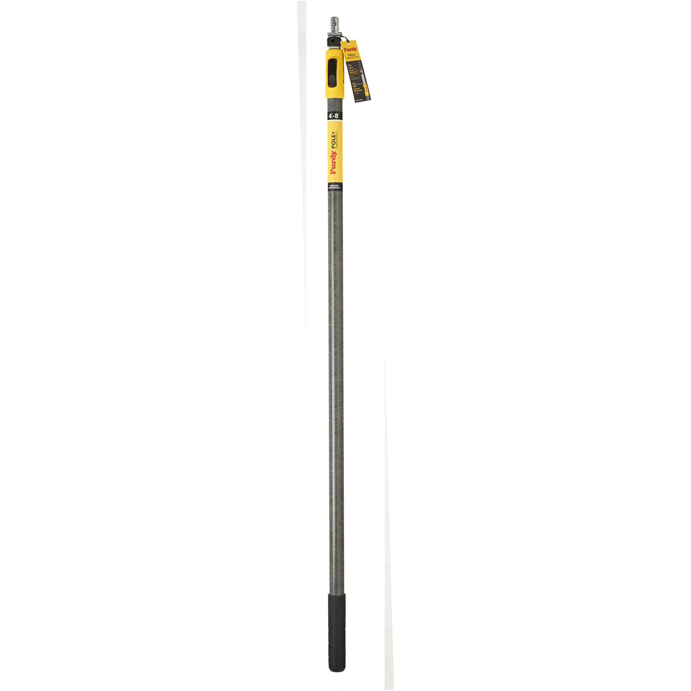 Purdy 14P240048 4-ft to 8-ft Pole+ Telescoping Fiberglass Extension Pole