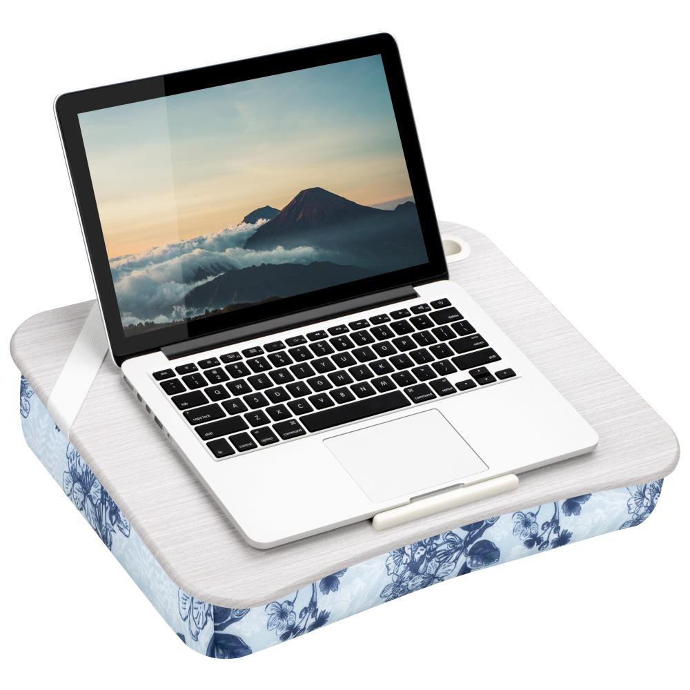 Lap Desk, Portable Laptop Lap Desk with Pillow Cushion, Fits up to 17 inch  Laptop, Laptop Stand with Device Ledge and Phone Holder, for Home Office