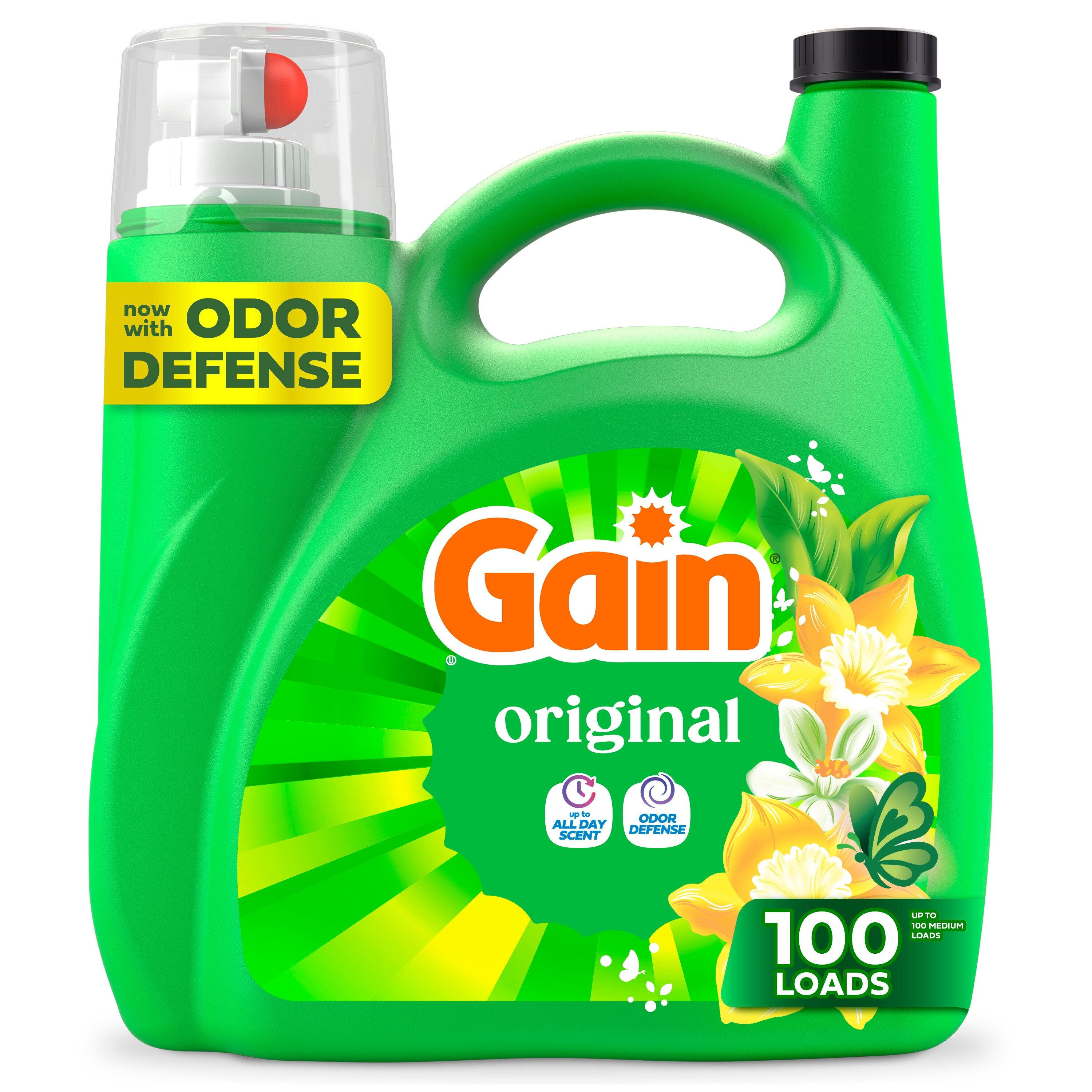 Gain Original Original HE Laundry Detergent 100 Loads 132 -fl oz #3077222634