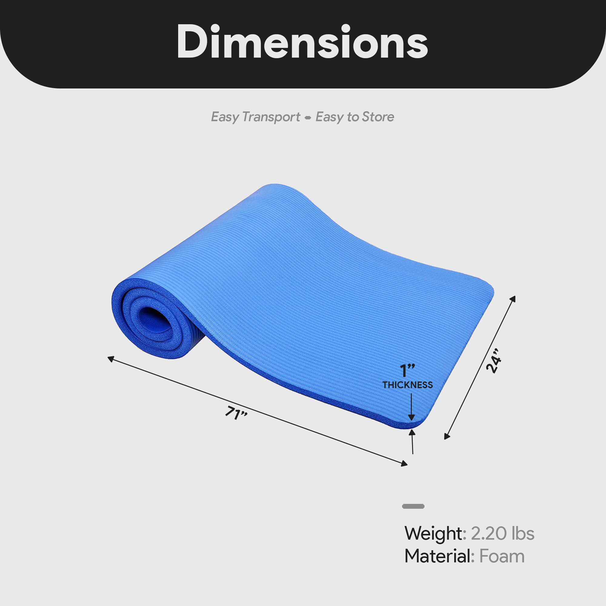 Balancefrom BFGC-AP1BL Fitness-Equipment-Mats - View #4
