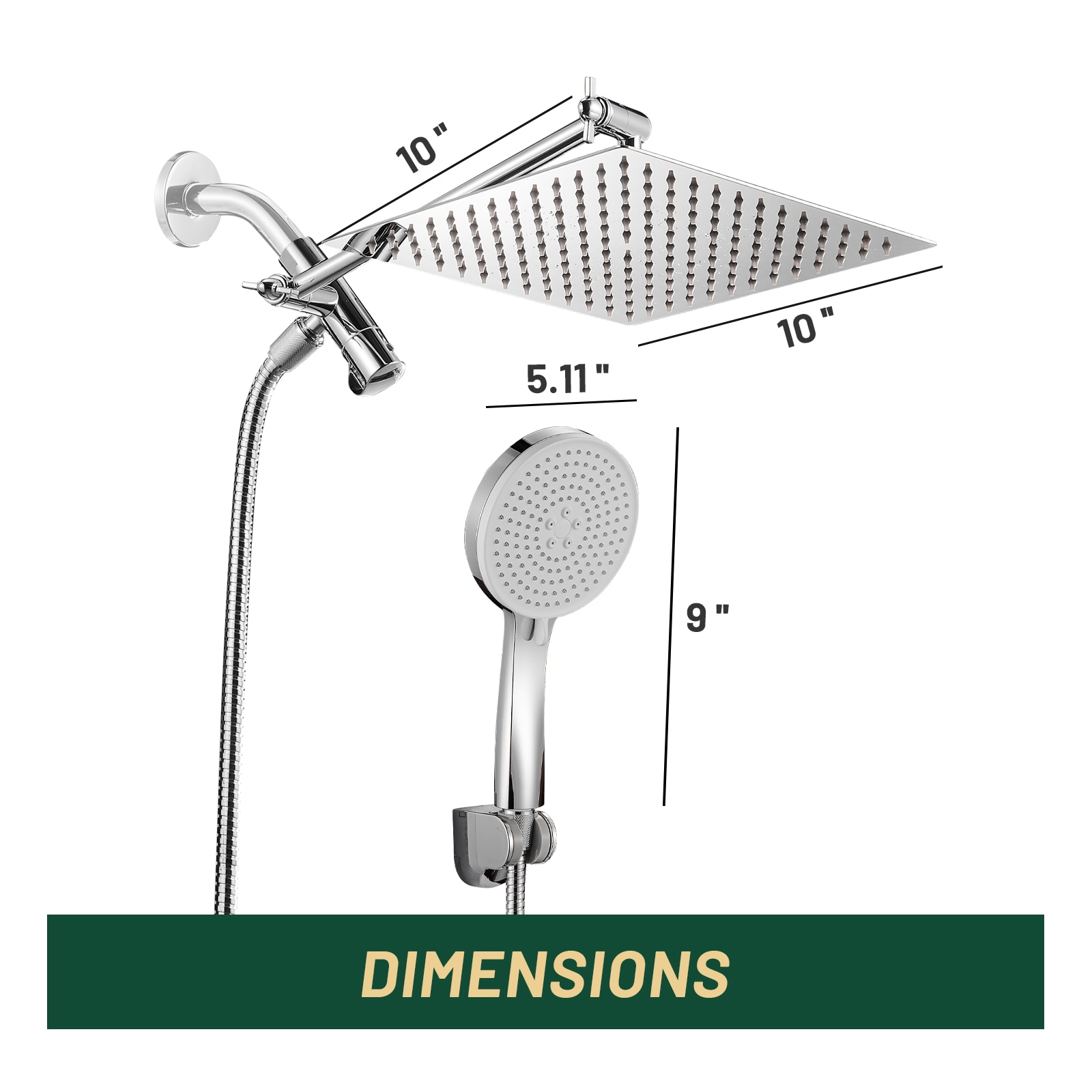 Cobbe LSSHK0510C Fixed-Showerhead - View #6