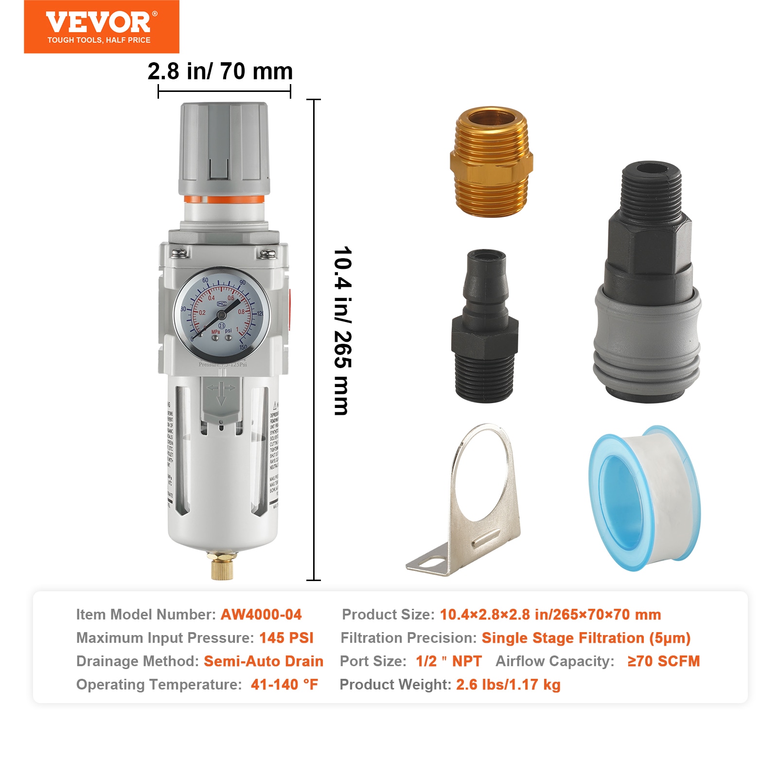 VEVOR KQYSJGLDJQD120YAPV0 Air-Compressors - View #8